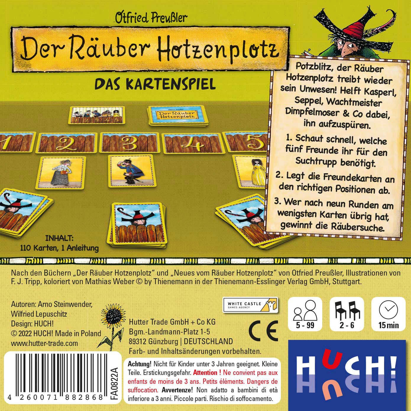 Huch! Spiel »Der Räuber Hotzenplotz - Das Kartenspiel«, Made in Europe