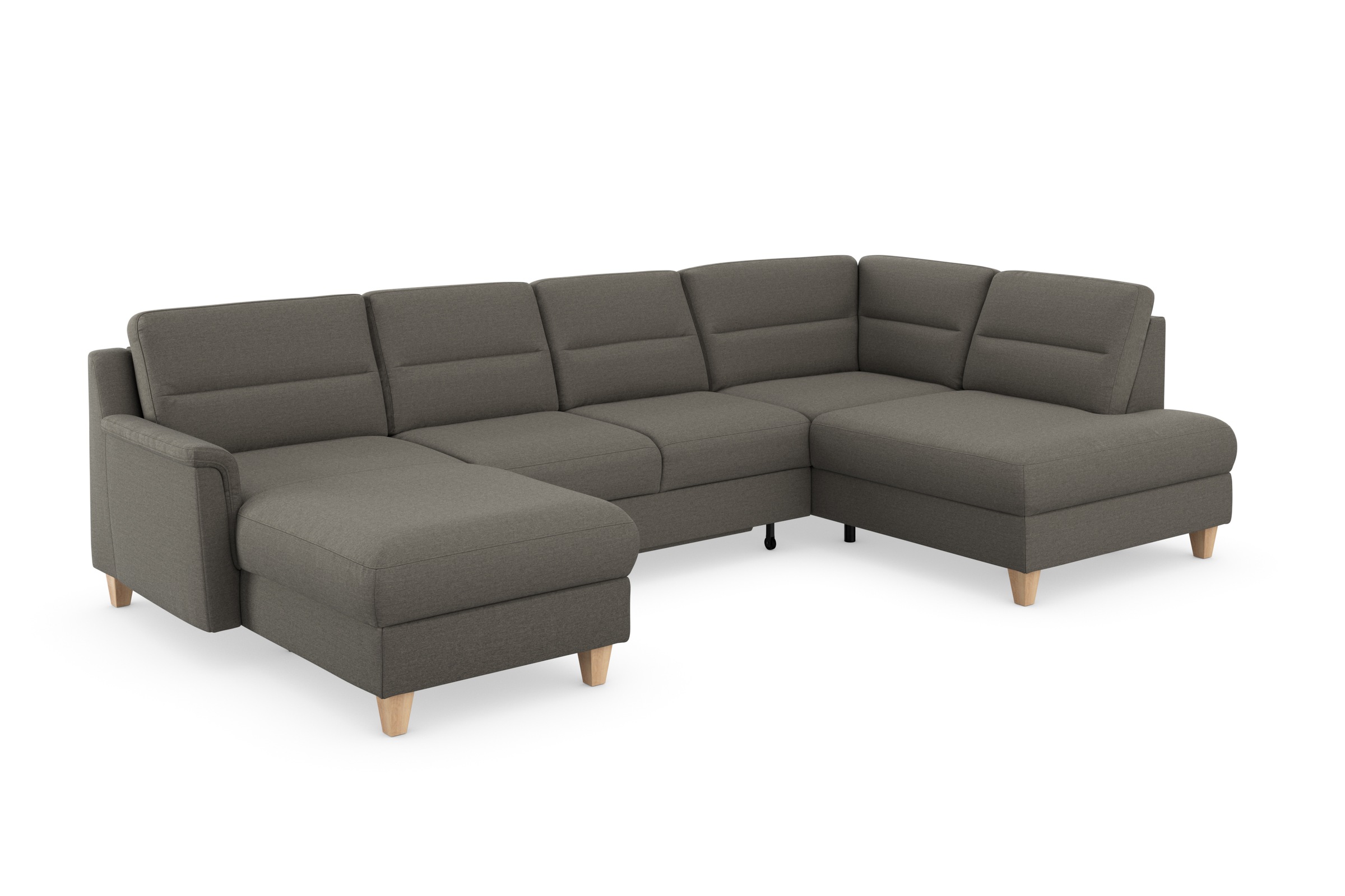 sit&more Wohnlandschaft »Farö U-Form«, inklusive Federkern, wahlweise mit Bettfunktion und Bettkasten
