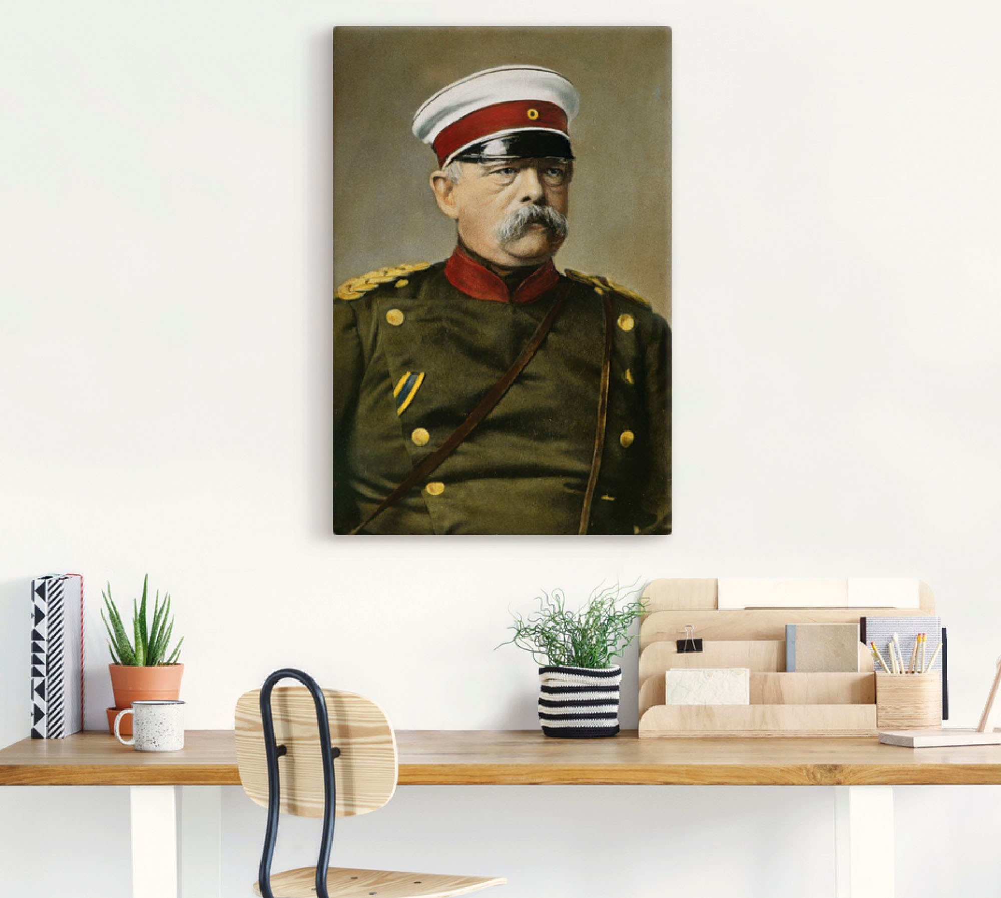 Artland Wandbild »Otto von Bismarck« Menschen 1 Stk. tlg. als Leinwandbild, günstig online kaufen