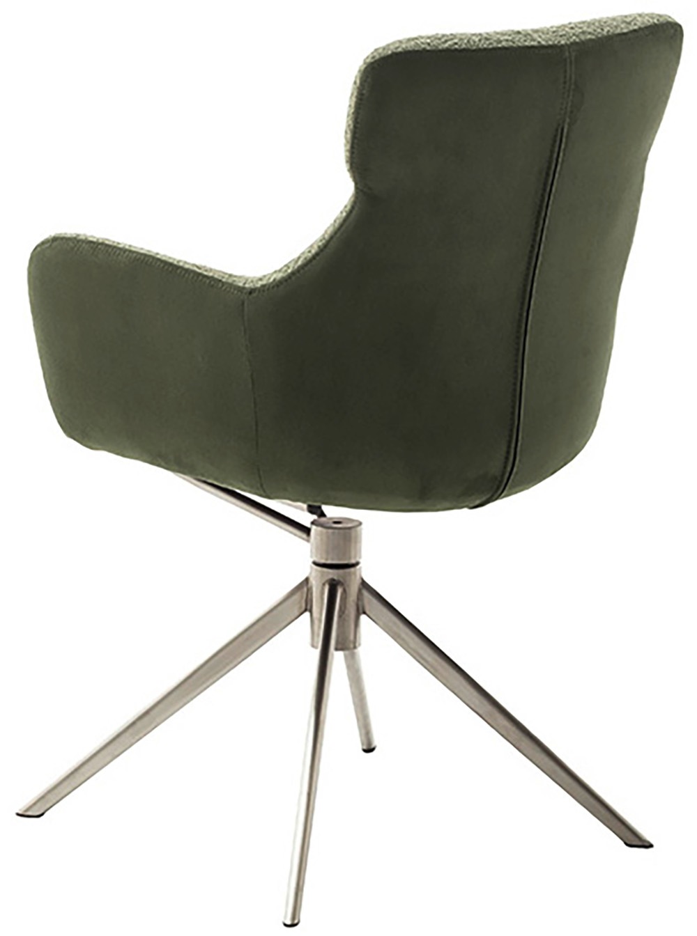 MCA furniture Esszimmerstuhl »PELION«, Feingewebe, (2er-Set), drehbar 360°, Dreh- & Schwingfunktion, Sitzhöhe ca. 50 cm