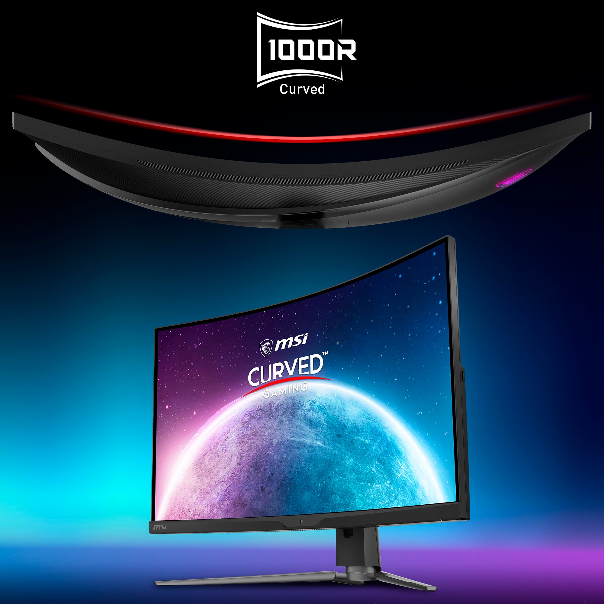 MSI Curved-Gaming-Monitor »MPG ARTYMIS 323CQR«, 80 cm/31,5 Zoll, 2560 x 1440 px, WQHD, 1 ms Reaktionszeit, 165 Hz