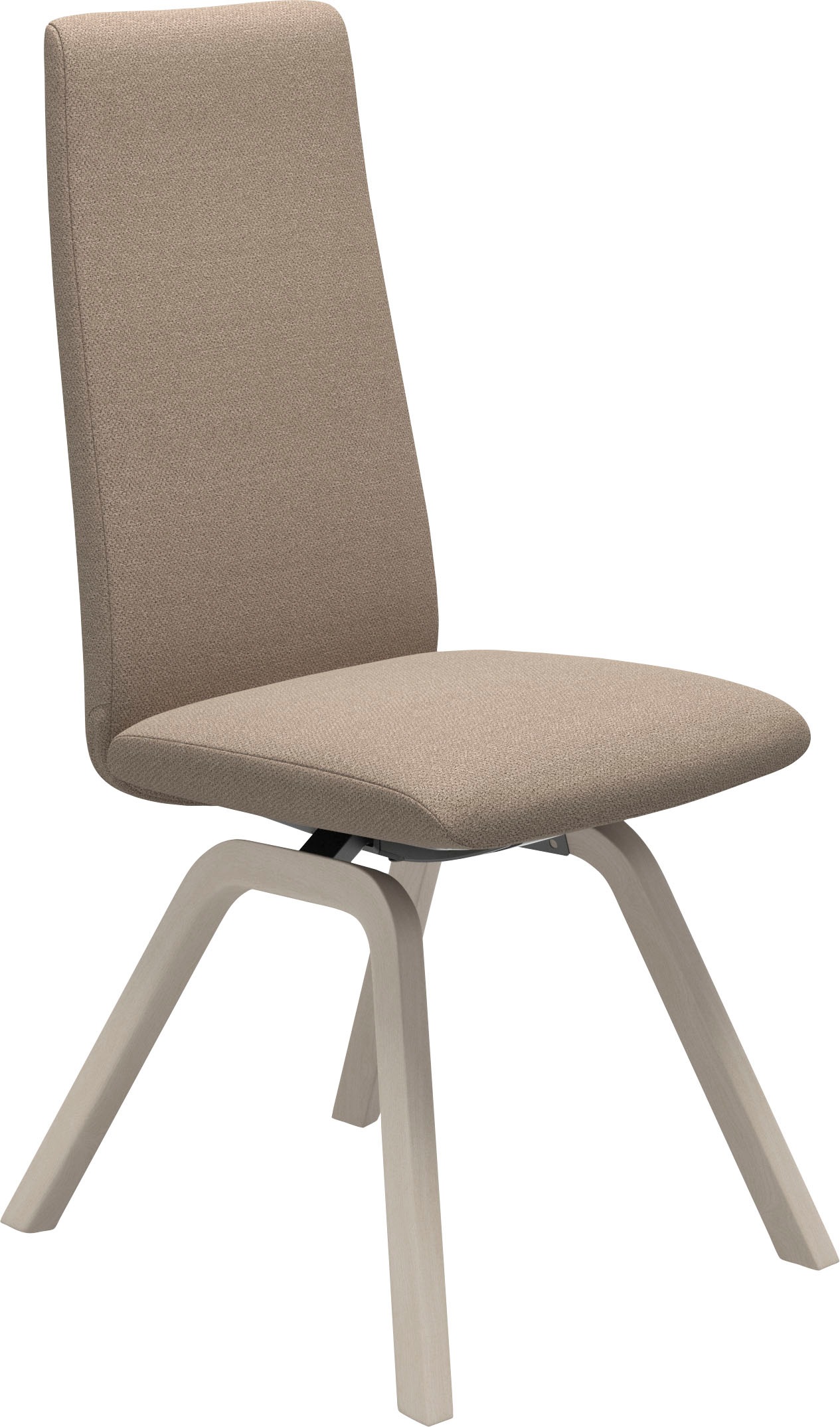 Stressless® Polsterstuhl »Laurel«, ROHLEDER Stoff Q2 FARON, High Back, Größe M, mit schräggestellten Beinen in Eiche gekalkt