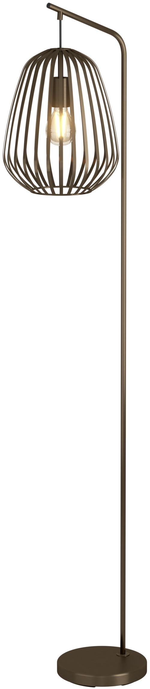 EGLO Stehlampe »ESPINAL Stehlampe - Stahl - E27 - 1X40W - IP20« E27 1 Stk. Standleuchte, Leselampe, Wohzimmer, Schlafzimmer, L37 x B28 x H170 cm