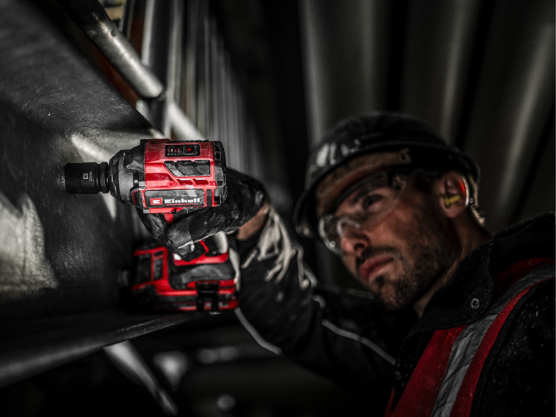 Einhell Akku-Schlagschrauber »PROFESSIONAL Maschinen-Set TP-CW 18/350-C + CE-CC 18 Kit« mit Akku-Autokompressor und PXC-Starter-Kit,  Inkl. Akku und Ladegerät