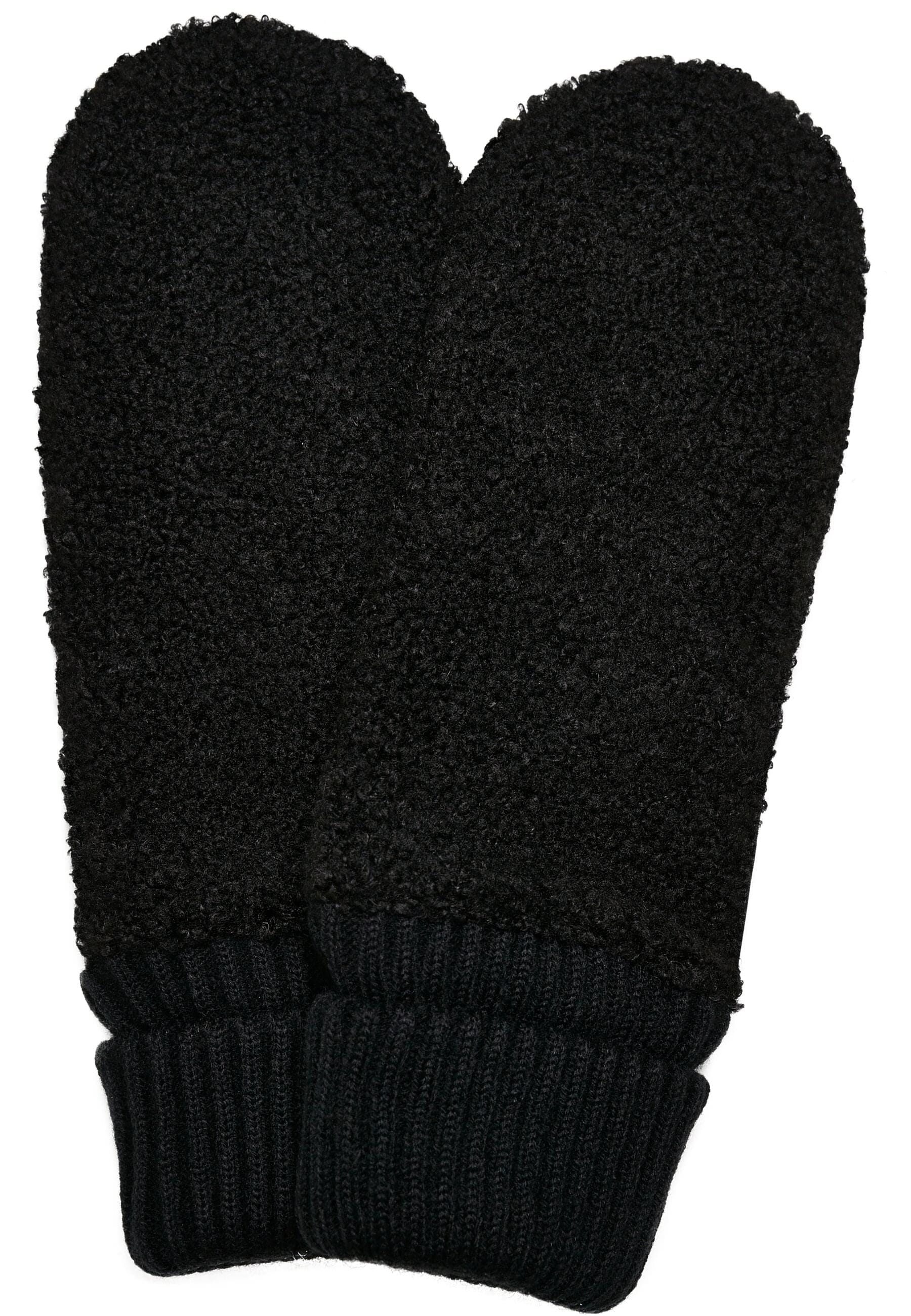 URBAN CLASSICS Baumwollhandschuhe »Urban Classics Unisex Sherpa Synthetic Leather Gloves«