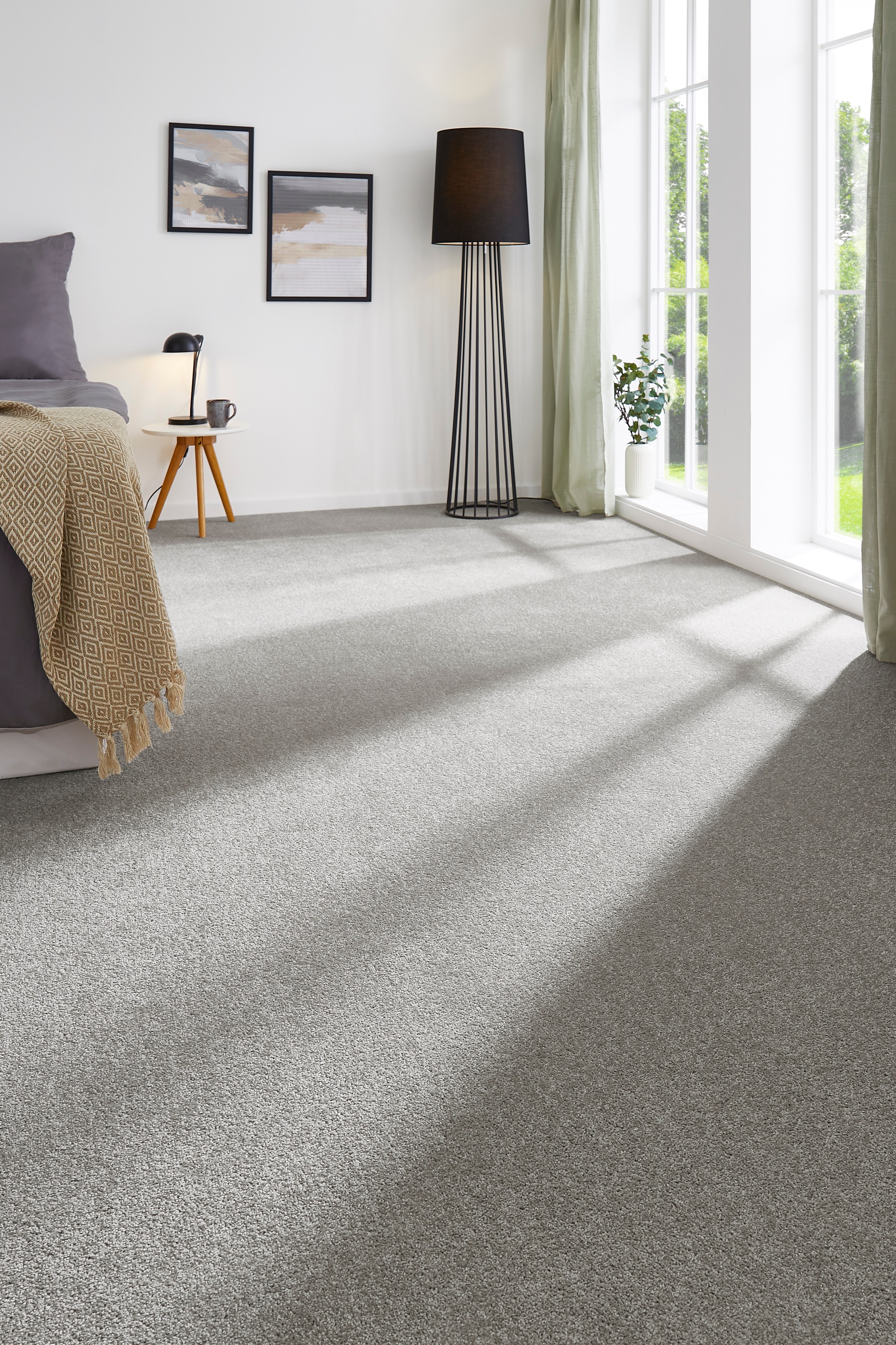 my home Teppichboden »Isabella, Velours, Made in Netherlands«, rechteckig, günstig online kaufen