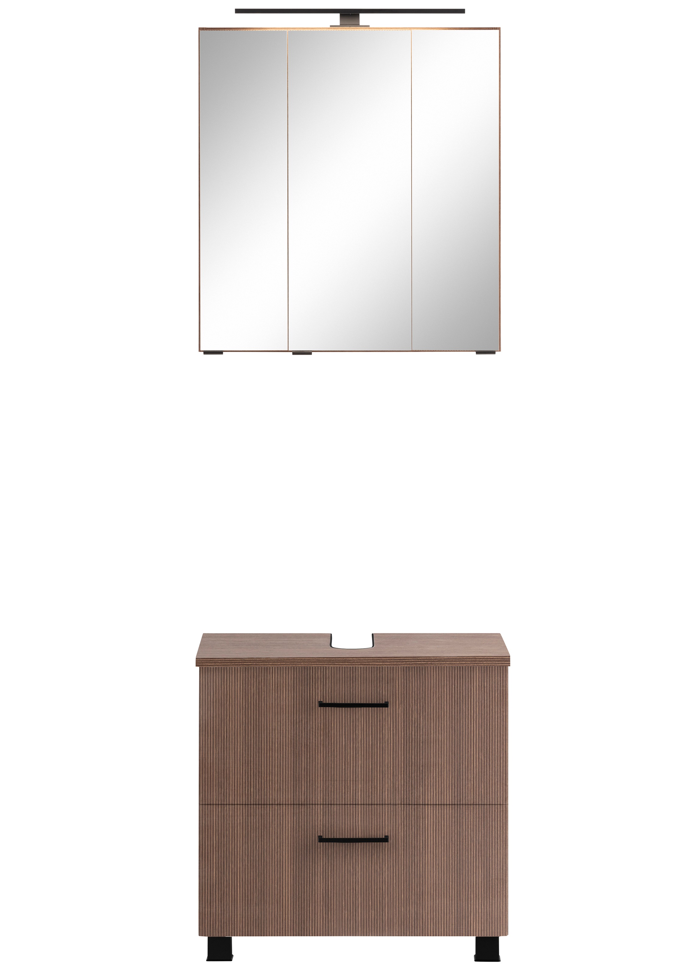 welltime Badmöbel-Set »"Trento", Badezimmer-Set, Waschbeckenunterschrank, S günstig online kaufen