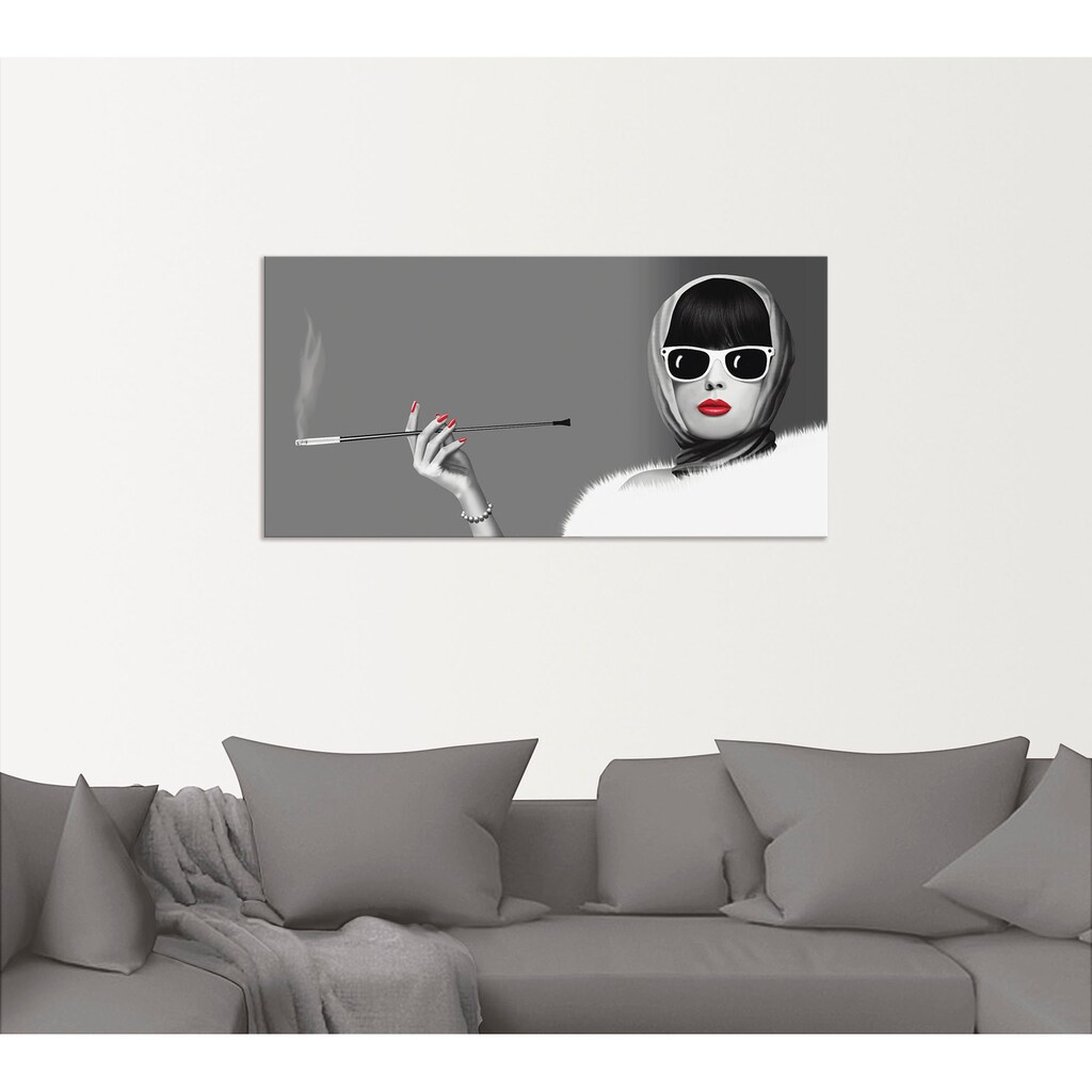 Artland Wandbild »Lady elegance«, Frau, (1 St.)