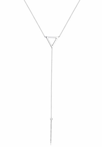 Elli Collierkettchen »Y-Kette Dreieck Geo Trend 925 Silber« kaufen