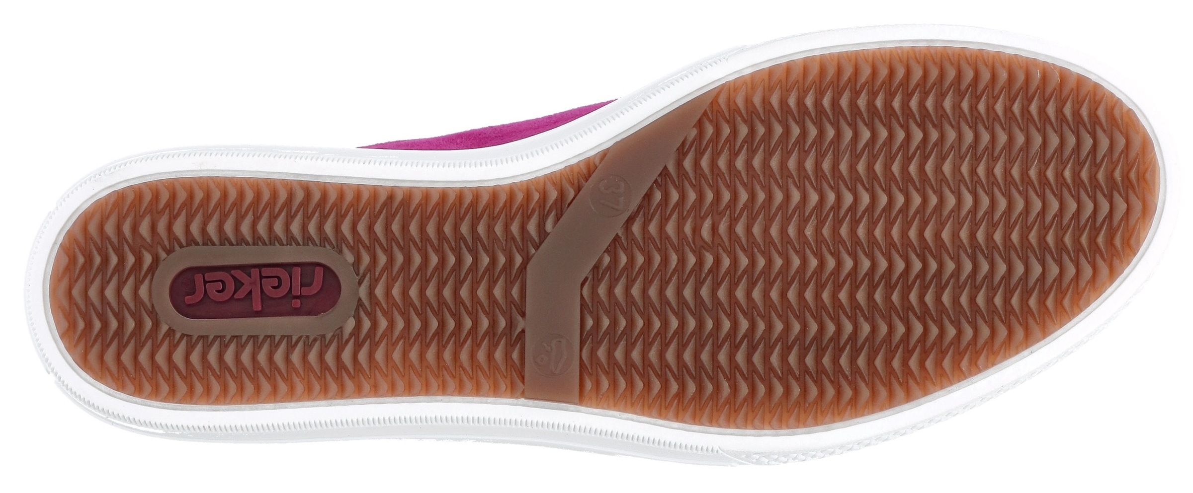 Rieker Plateausneaker, mit weicher MemoSoft-Innensohle, Freizeitschuh, Halbschuh, Schnürschuh