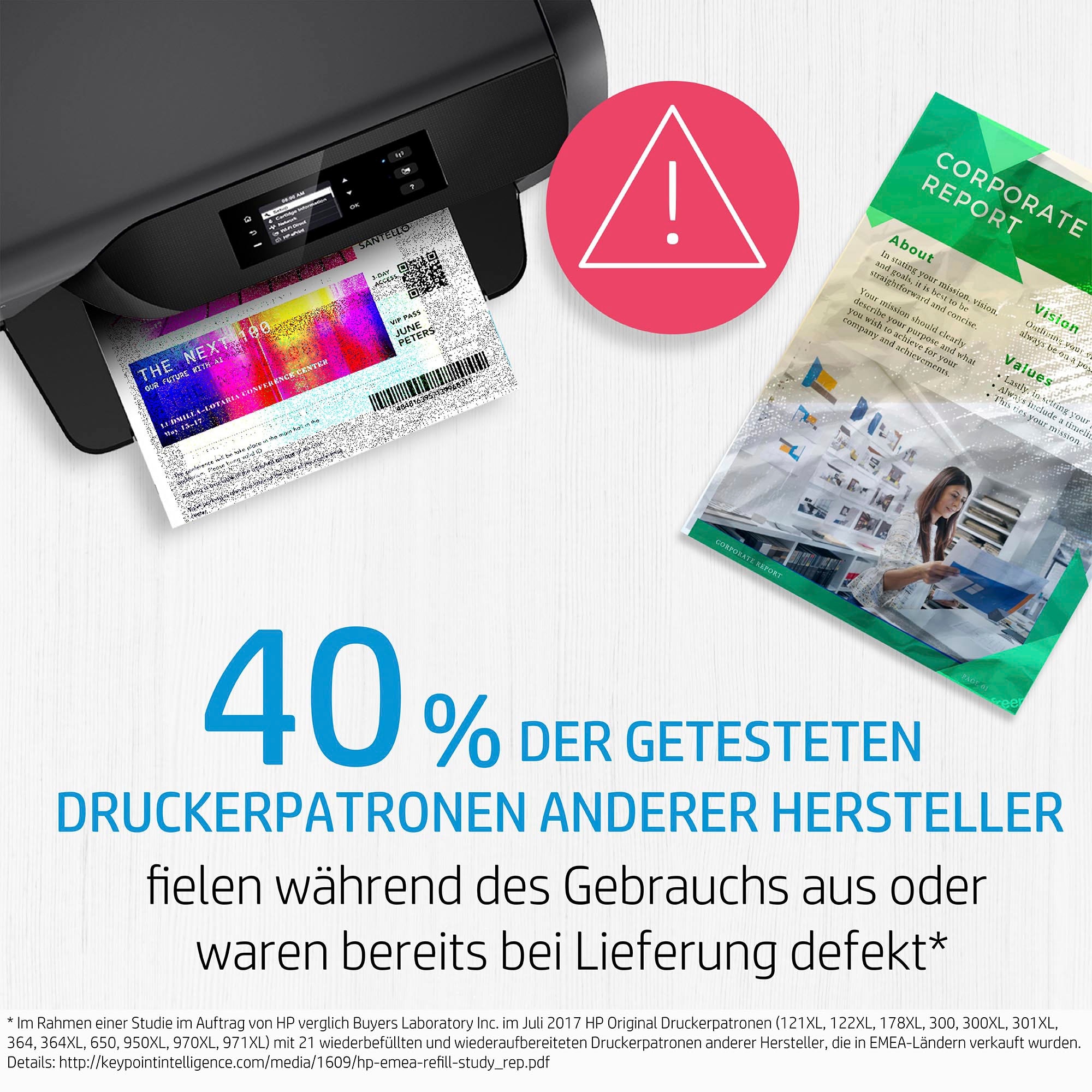 HP Tintenpatrone »963 4er-Pack« original HP Farbpatrone, Instant Ink, cyan/magenta/yellow/schwarz