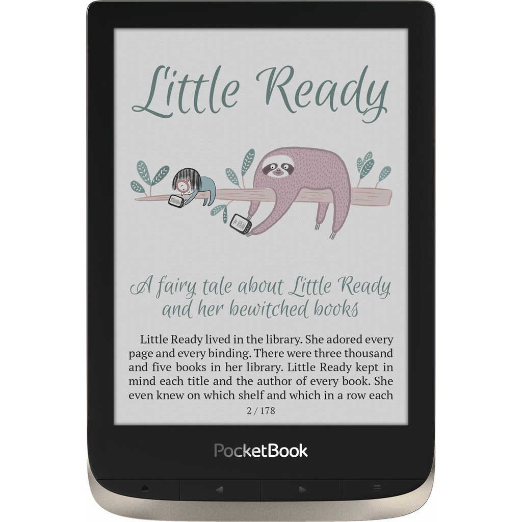 PocketBook E-Book »Color«, (Linux Origami Cover)