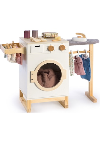 MUSTERKIND® Kinder-Haushaltsset »Wasch- und Bügelcenter Rumex«, aus Holz kaufen