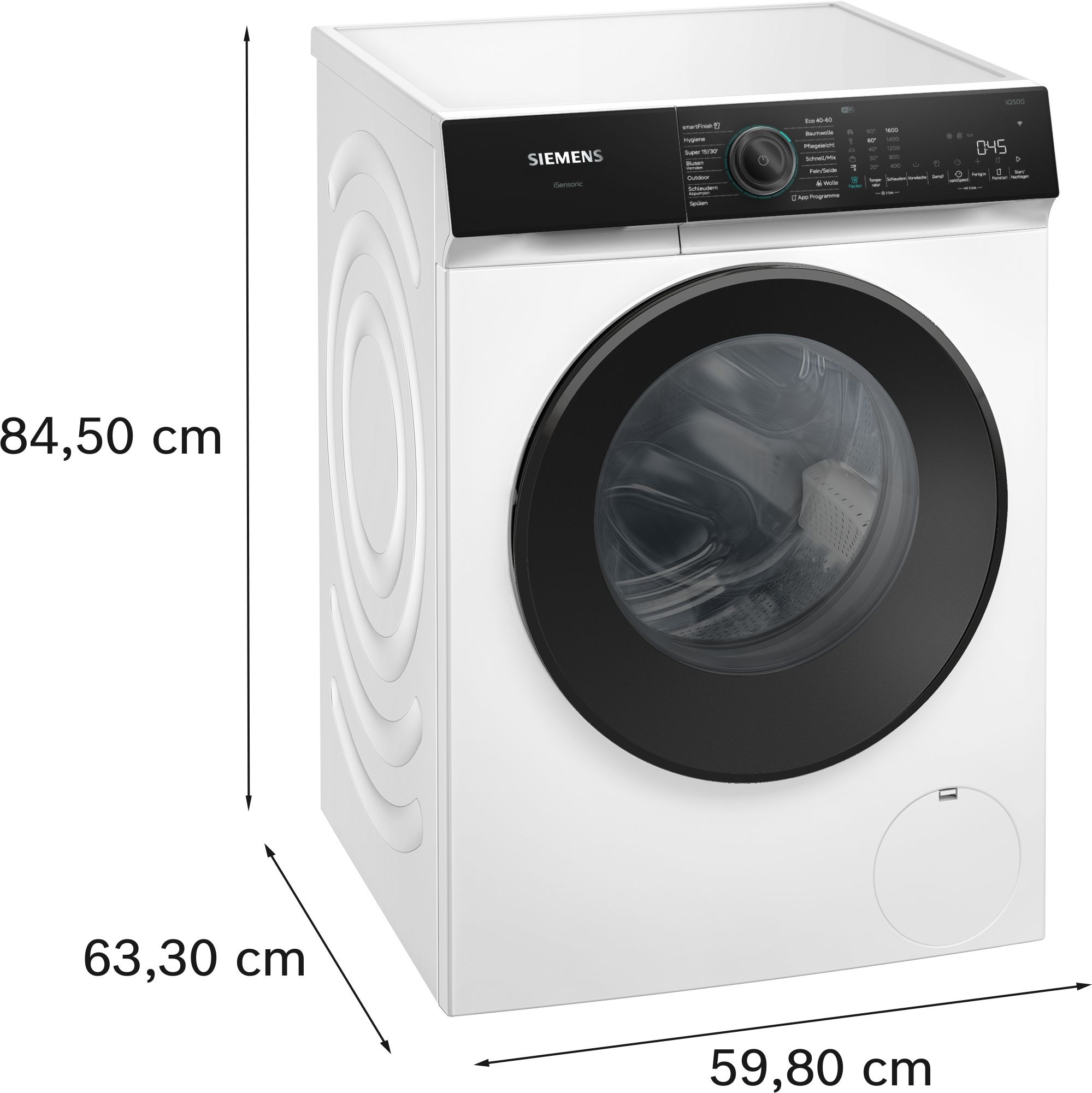 SIEMENS Waschmaschine iQ500 »WG56N2MT1« 10 kg 1600 U/min
