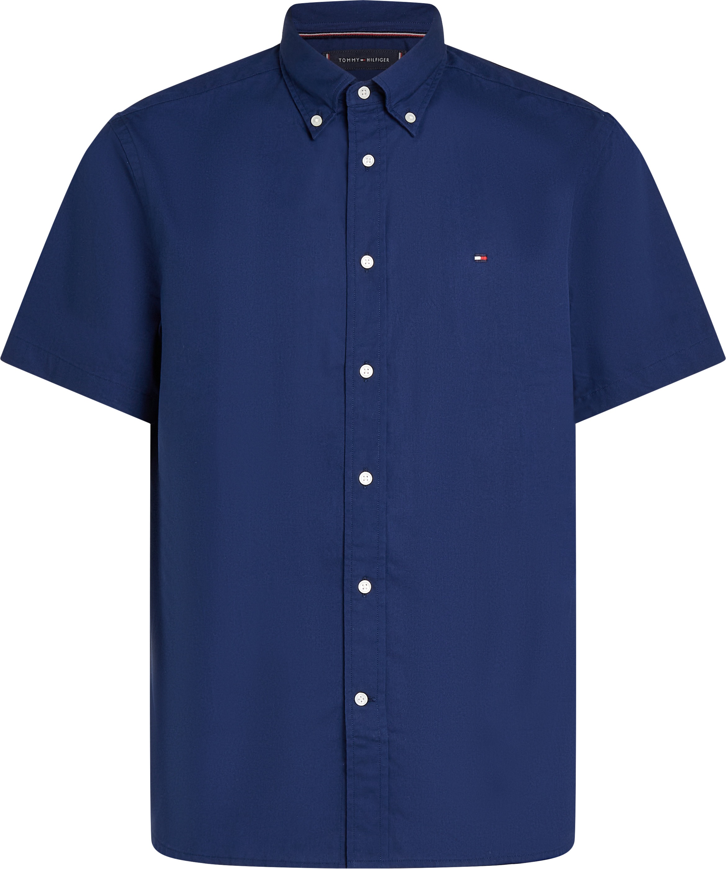 Tommy Hilfiger Big & Tall Kurzarmhemd »BT-FLEX POPLIN SOLID S/S SHIRT-B«, Große Größen