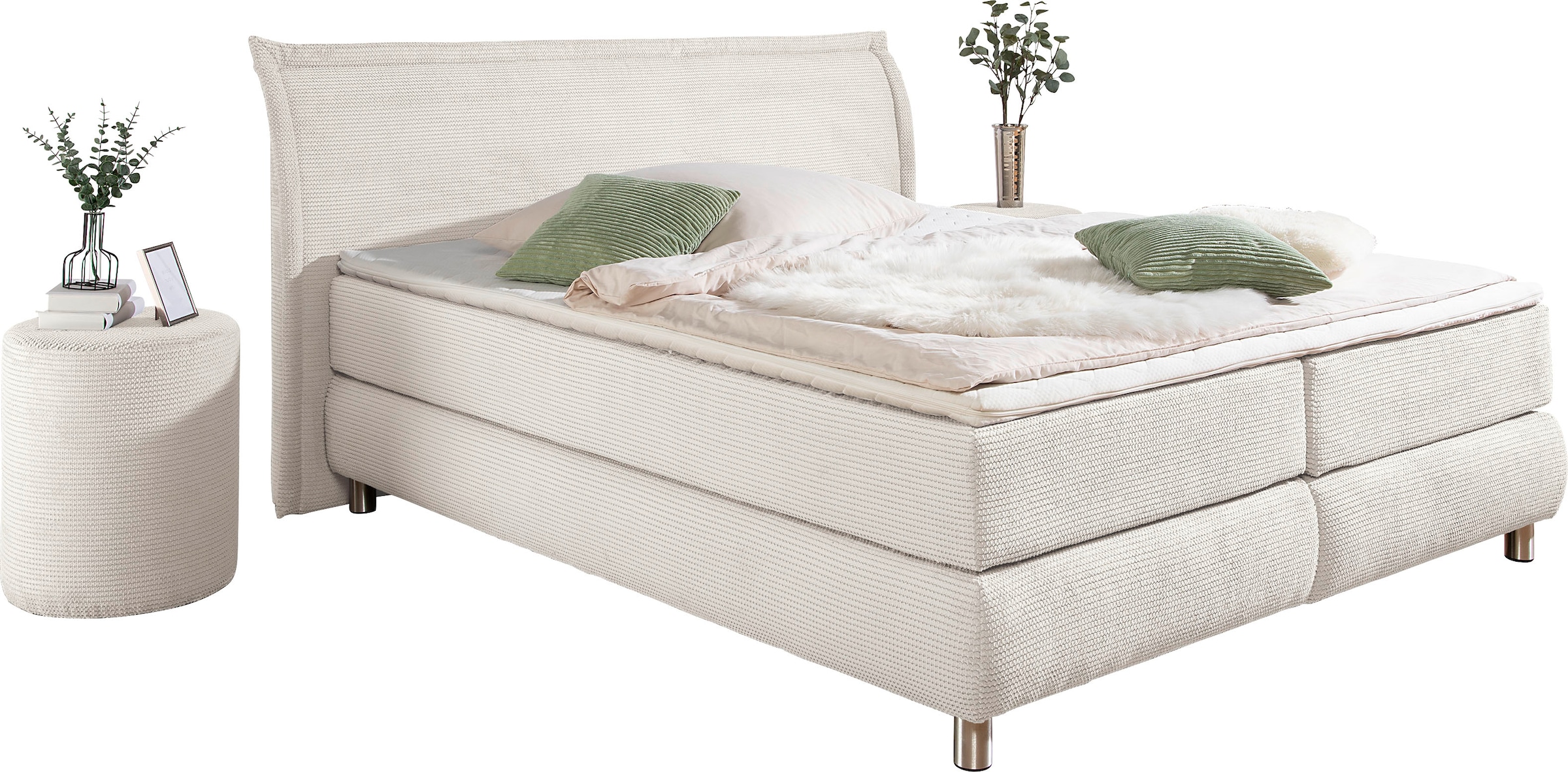 Home affaire Boxspringbett »"Coloma" erhältlich in H2, H3 oder H4 inkl. Top günstig online kaufen