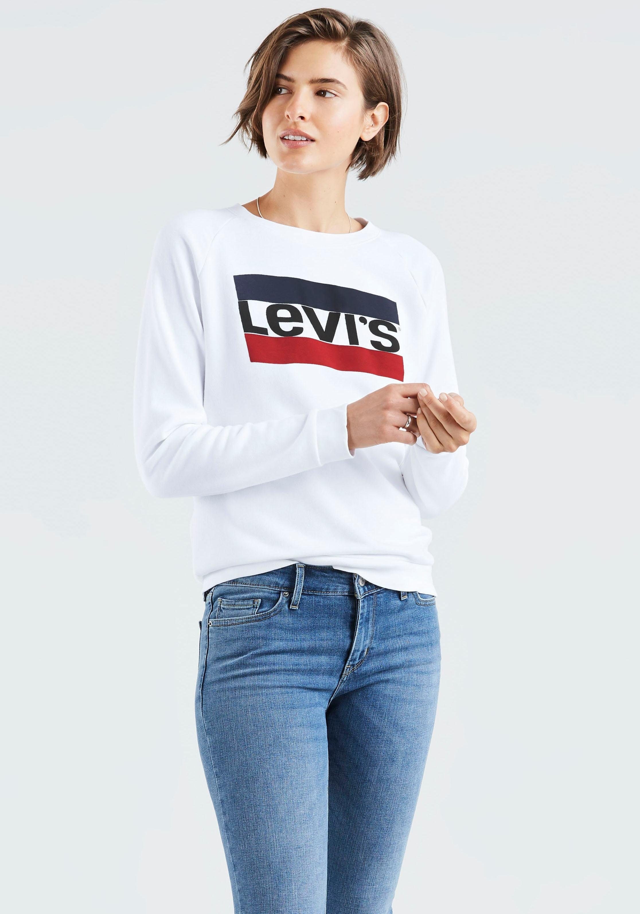 levi jumper white