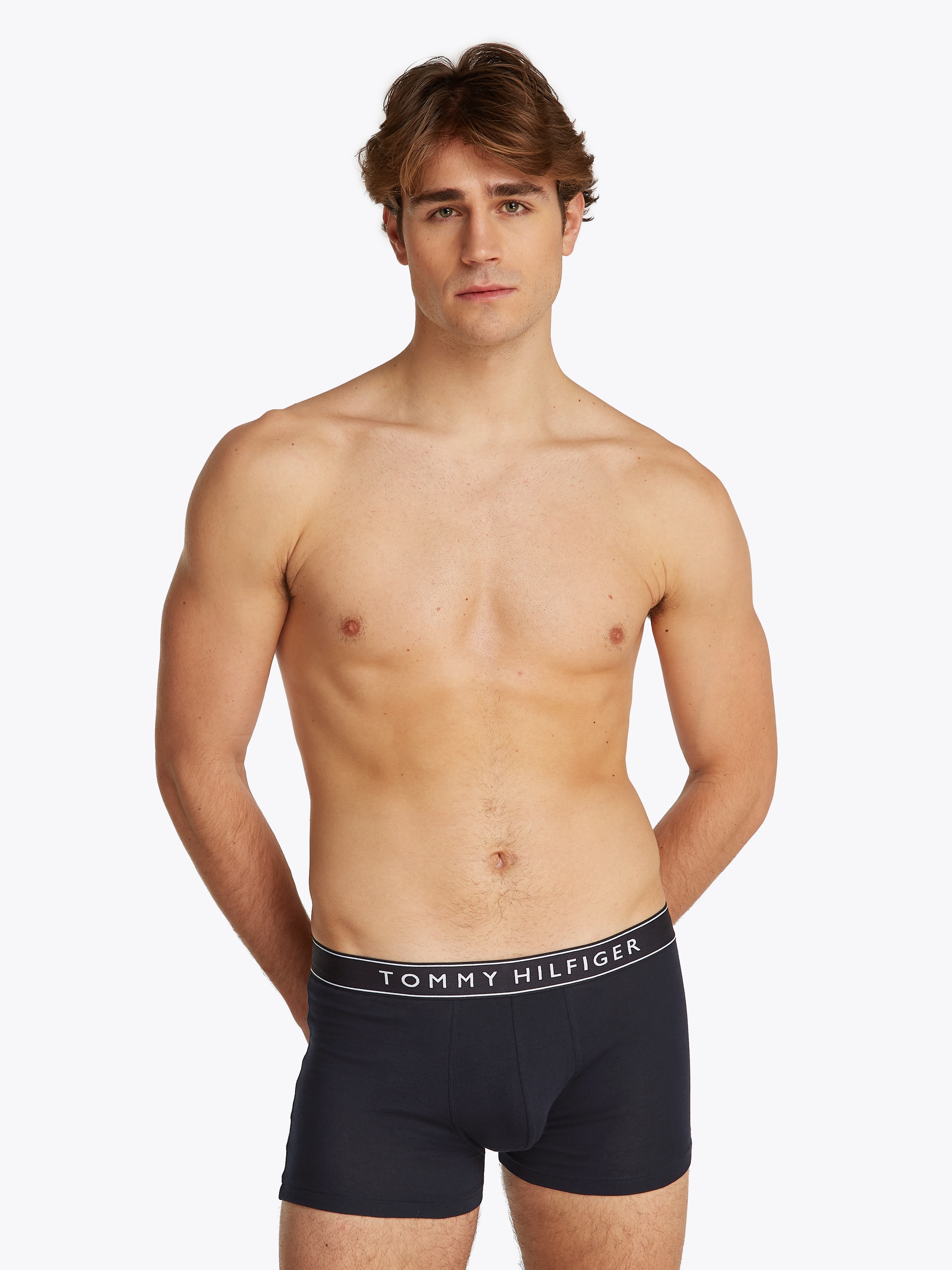 Tommy Hilfiger Underwear Trunk »3P TRUNK DTM«, (Packung, 3 St., 3er), mit Logobund