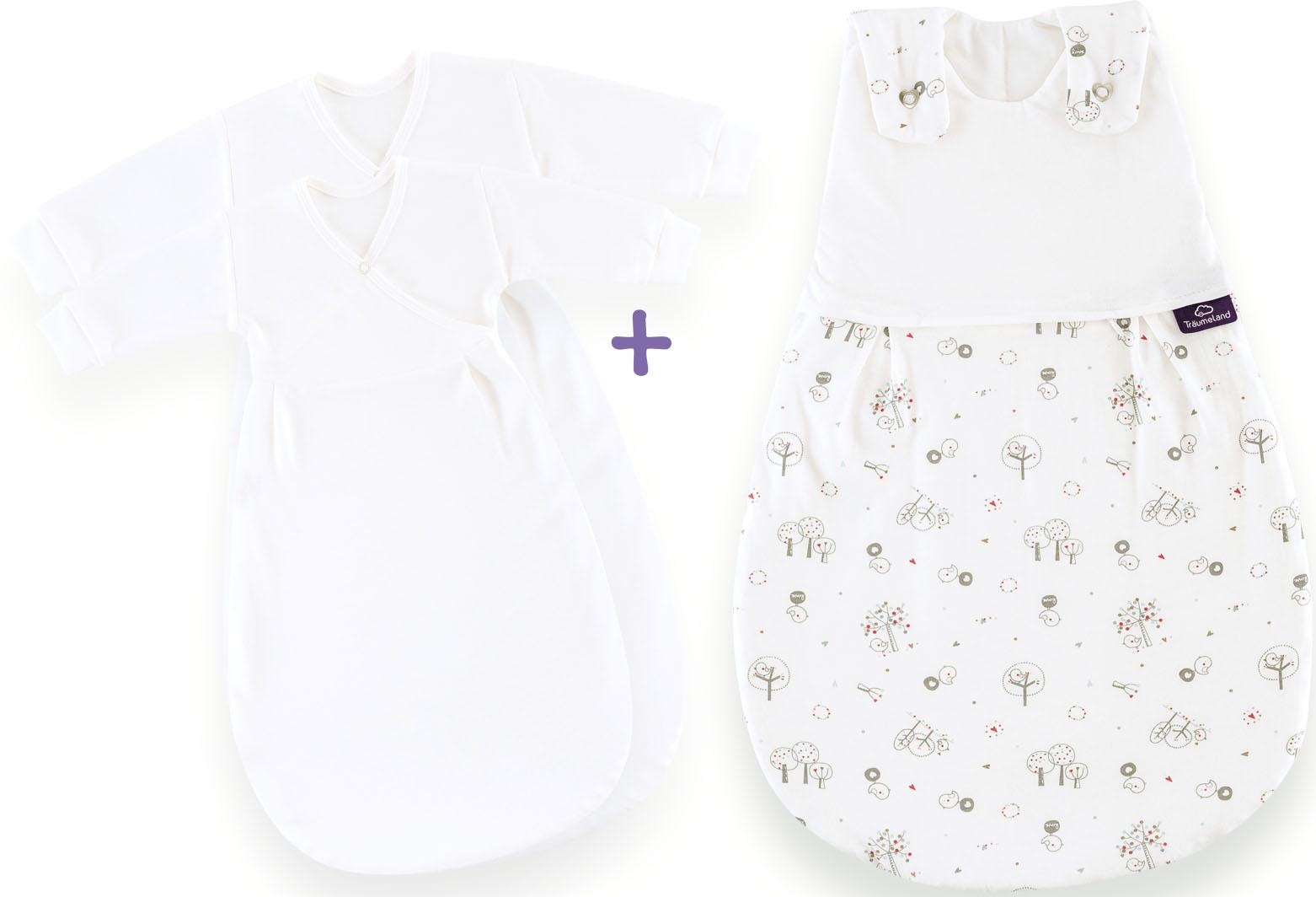TRÄUMELAND Babyschlafsack »Set Vögelchen« bunt Obermaterial: 100% Baumwolle