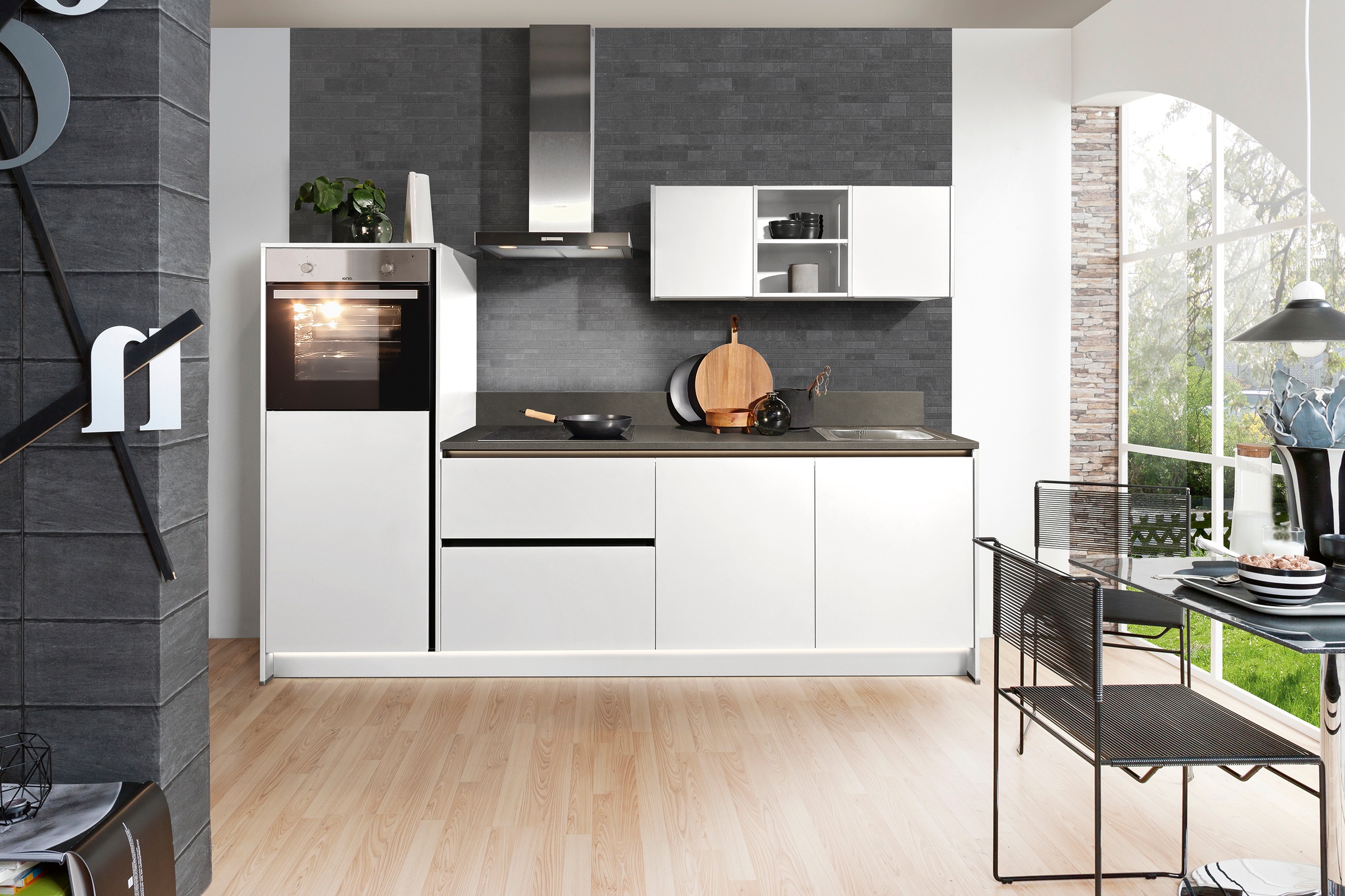 KOCHSTATION Küche »KS-Sakura, vormontiert, mit Vollauszügen und höhenverste günstig online kaufen