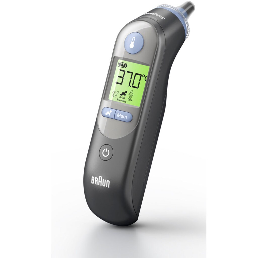 Braun Fieberthermometer »ThermoScan® 7 Ohrthermometer IRT6520BWE«, mit Age Precision® Black Edition