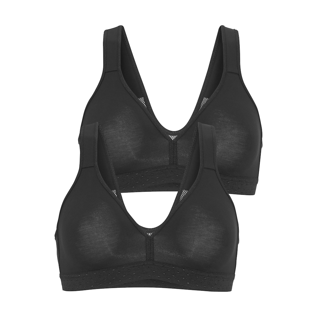 petite fleur Sport-BH, (Packung, 2 Stück)