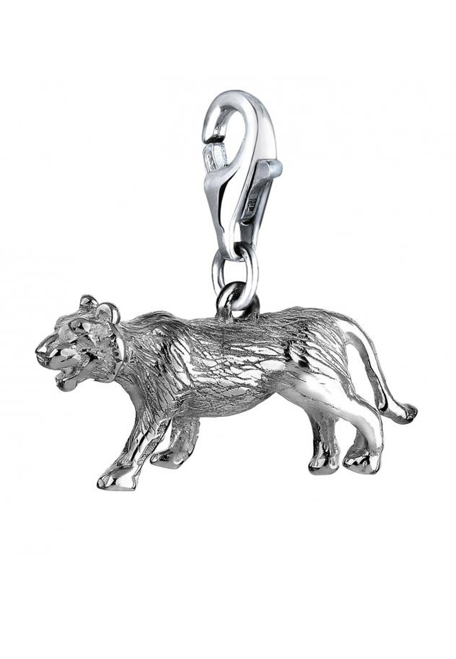 Nenalina Charm-Einhänger »Anhänger Tiger Tier Safari 925 Silber«
