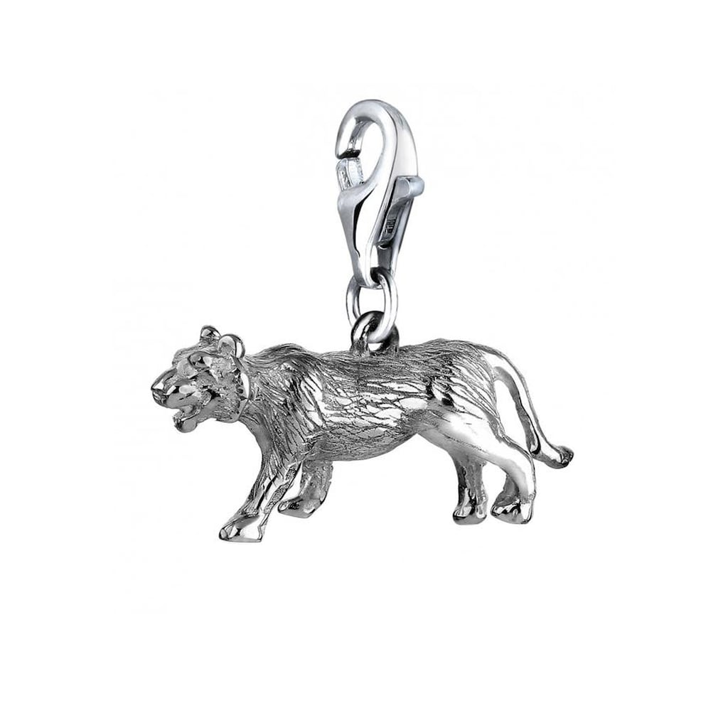 Nenalina Charm-Einhänger »Anhänger Tiger Tier Safari 925 Silber«