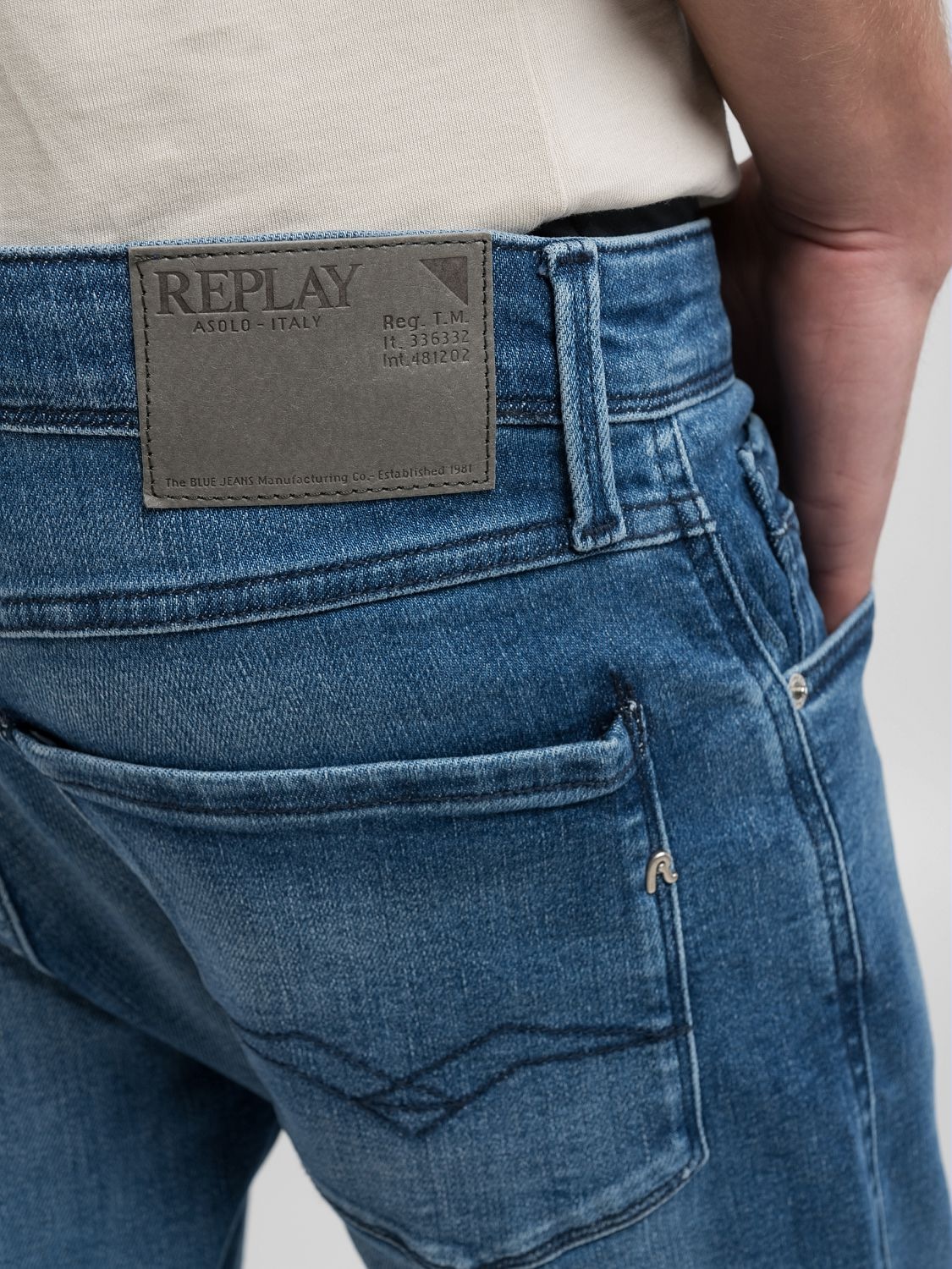 Replay Slim-fit-Jeans »Anbass Superstretch«, elastisch