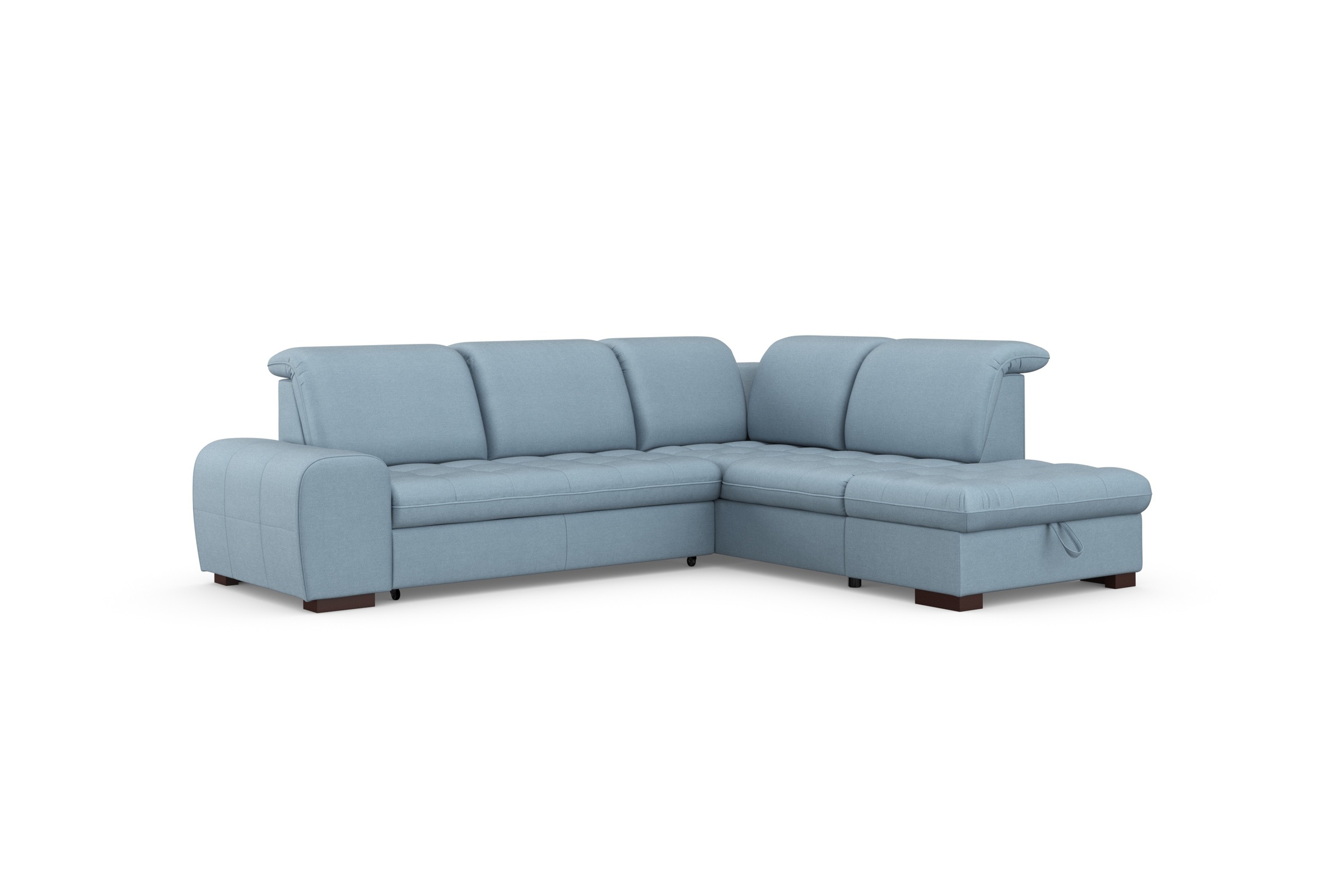 sit&more Ecksofa »Luxor L-Form«, wahlweise mit Bettfunktion, Stauraum und Kopfteilverstellung