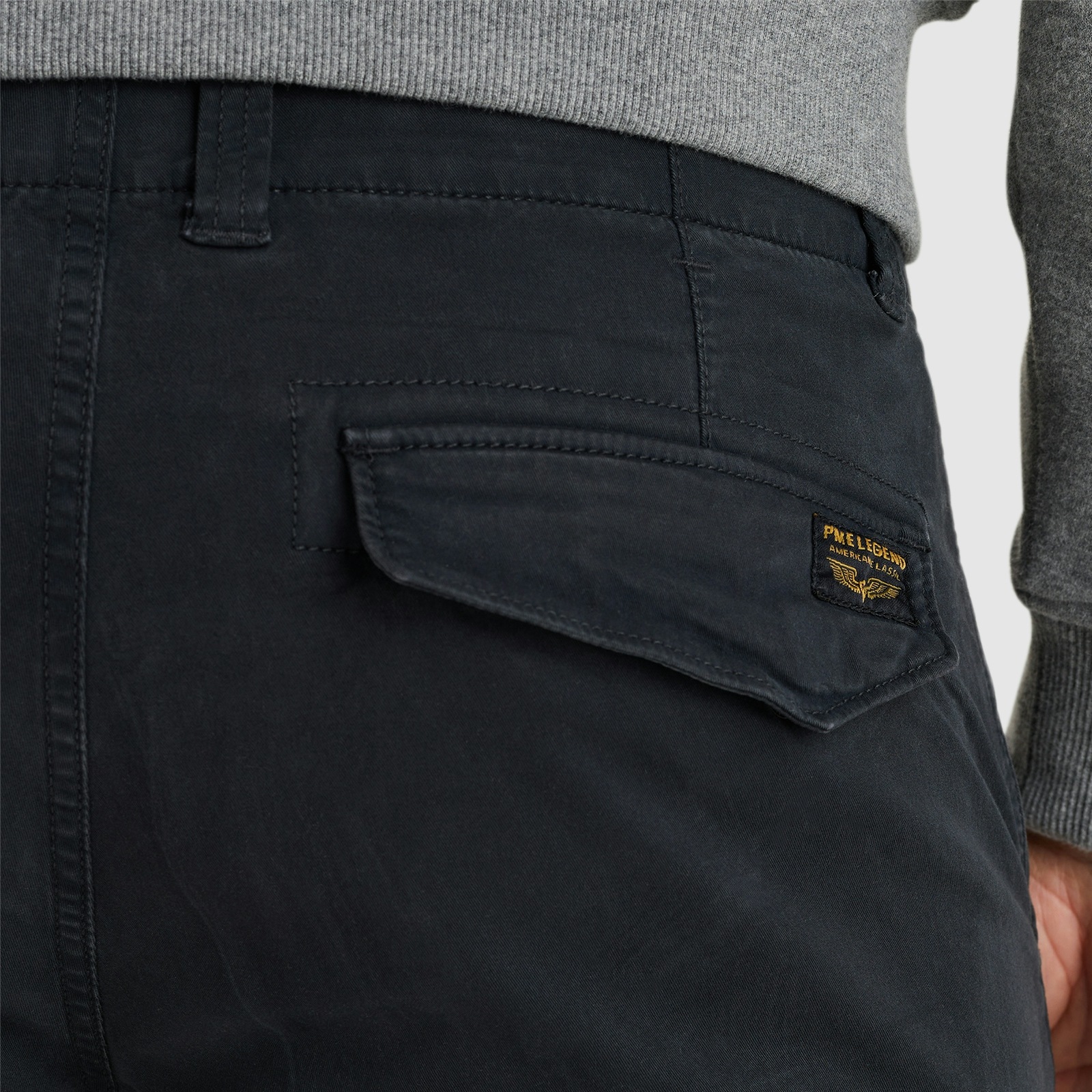 PME LEGEND Cargohose »Nordrop Stretch Twill«, mit Logo Stickerei