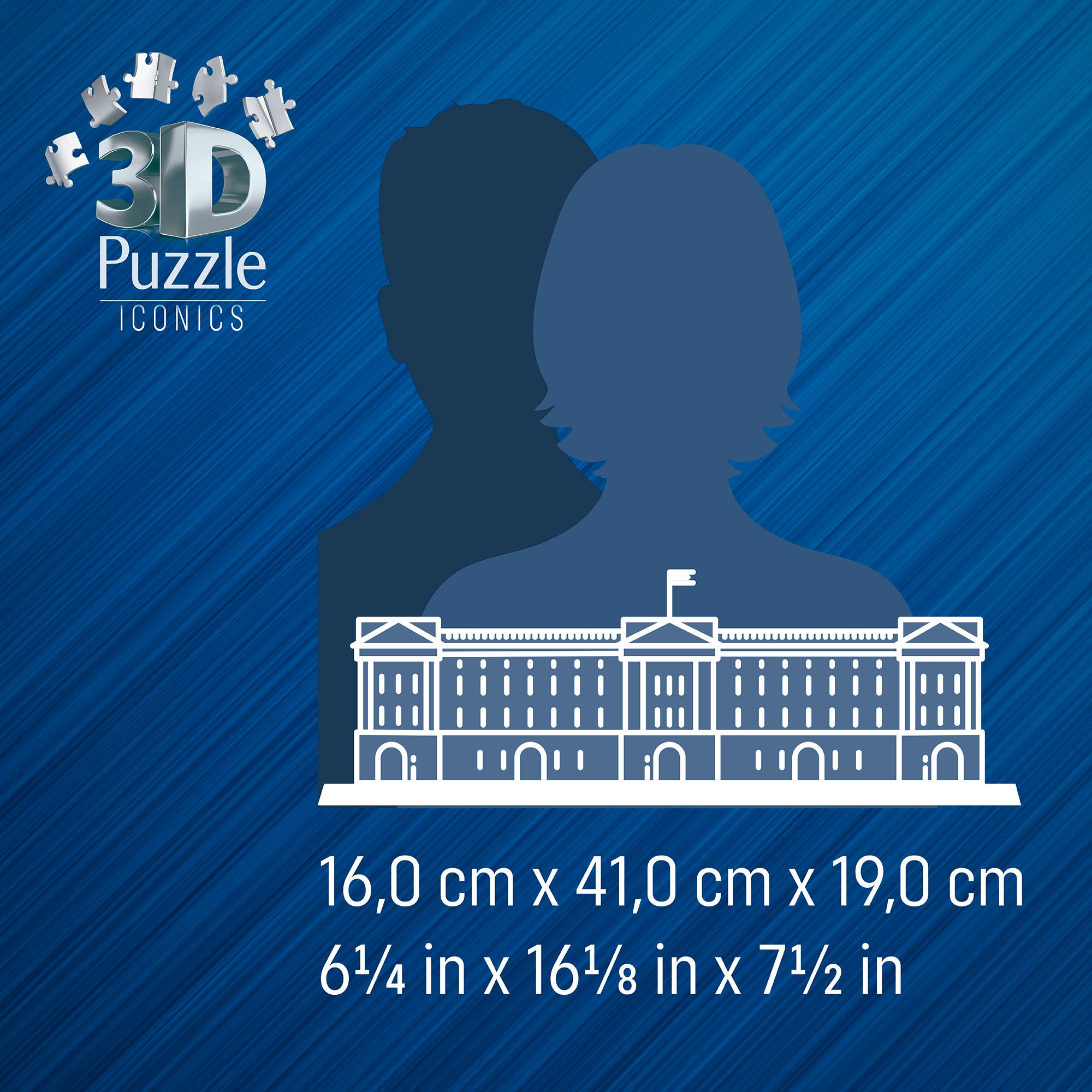 Ravensburger 3D-Puzzle »Iconics: Buckingham Palace - mit Licht«, Made in Europe