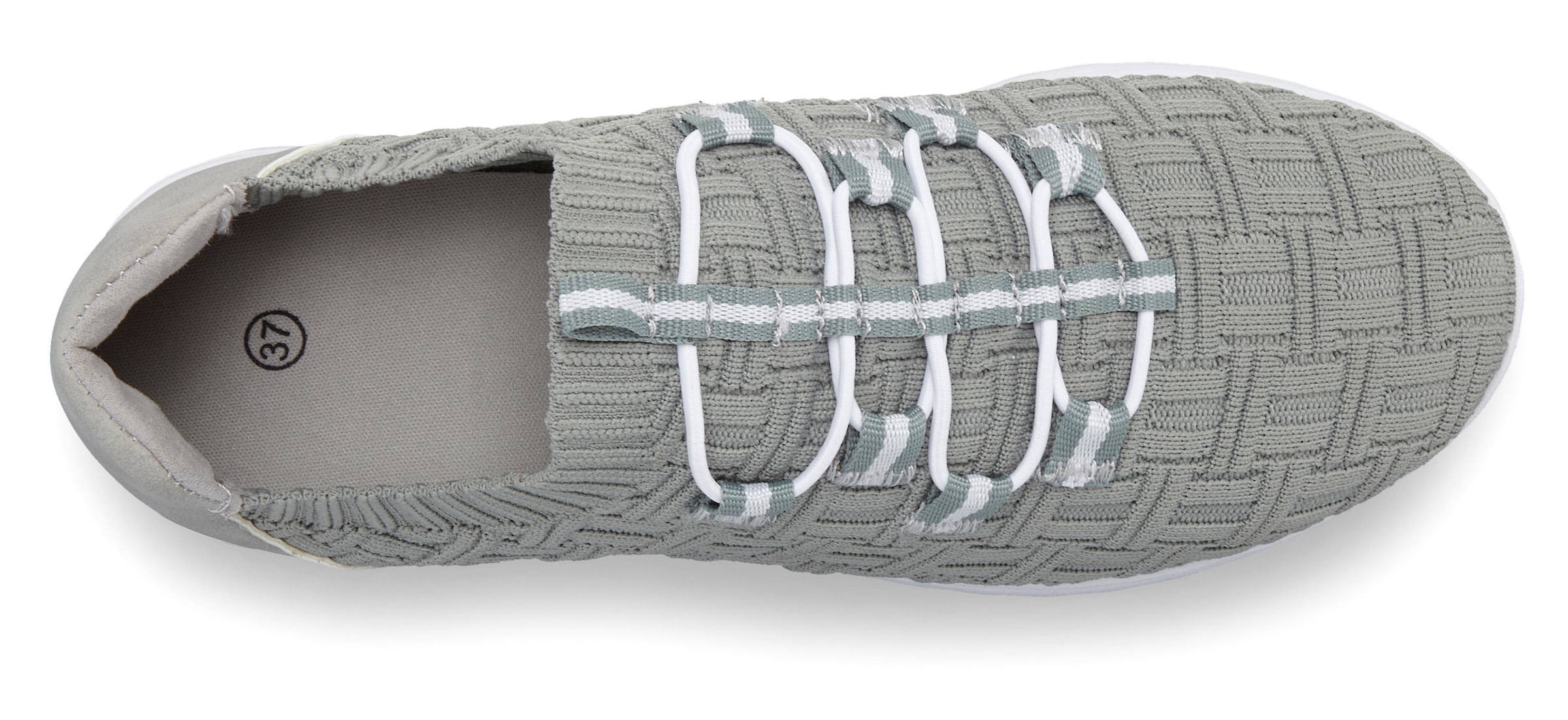 Vivance Sneaker »Slipper, Freizeitschuh, Halbschuh,«, ultraleicht zum Reinschlüpfen mit elastischen Schnürbändern VEGAN