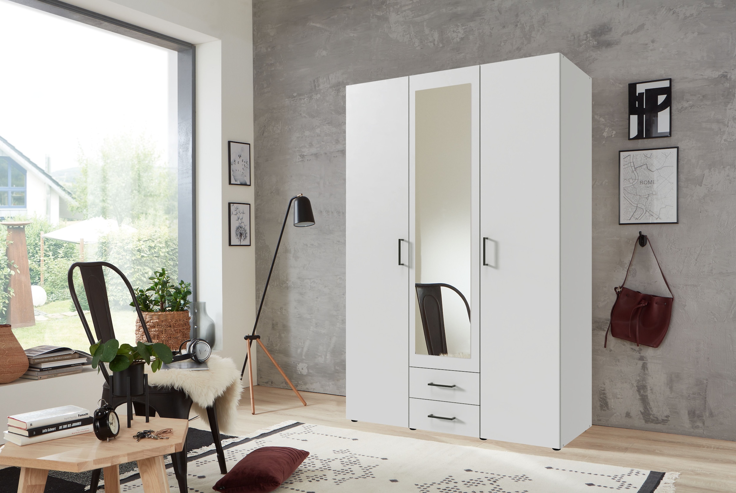 Wimex Drehtürenschrank »Mugano, 135 oder 180cm breit, 208 oder 236cm hoch, günstig online kaufen