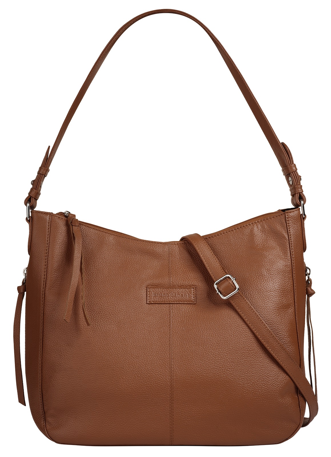 Shopper, echt Leder, Gr. B/H/T: 35 cm x 28 cm x 13 cm onesize, braun