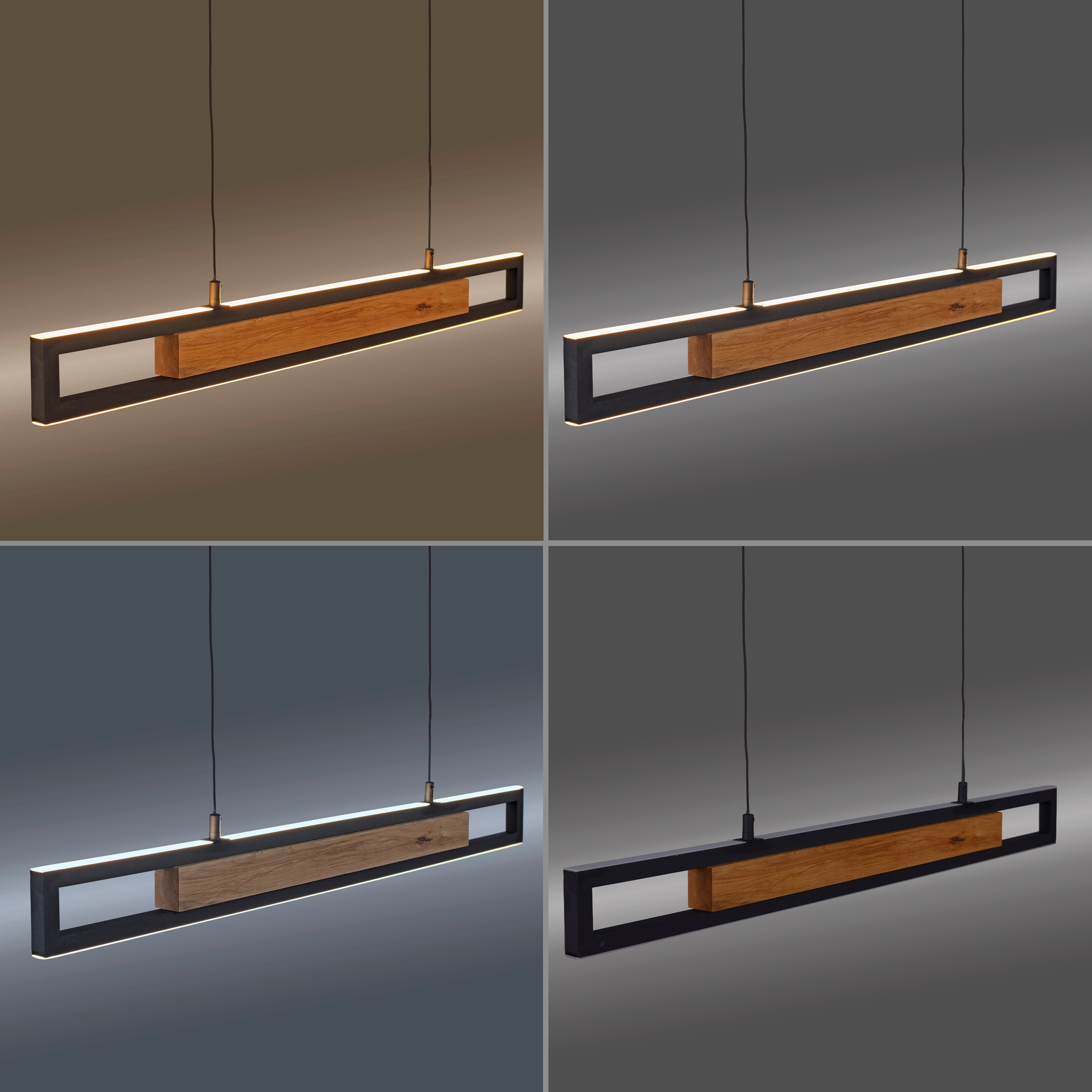 Paul Neuhaus LED Pendelleuchte »SVEJA« LED-Board 1 Stk. warmweiß - kaltweiß Comfort Lift, CCT, dimmbar über Funk-Fernbedienung, getrennt schaltbar