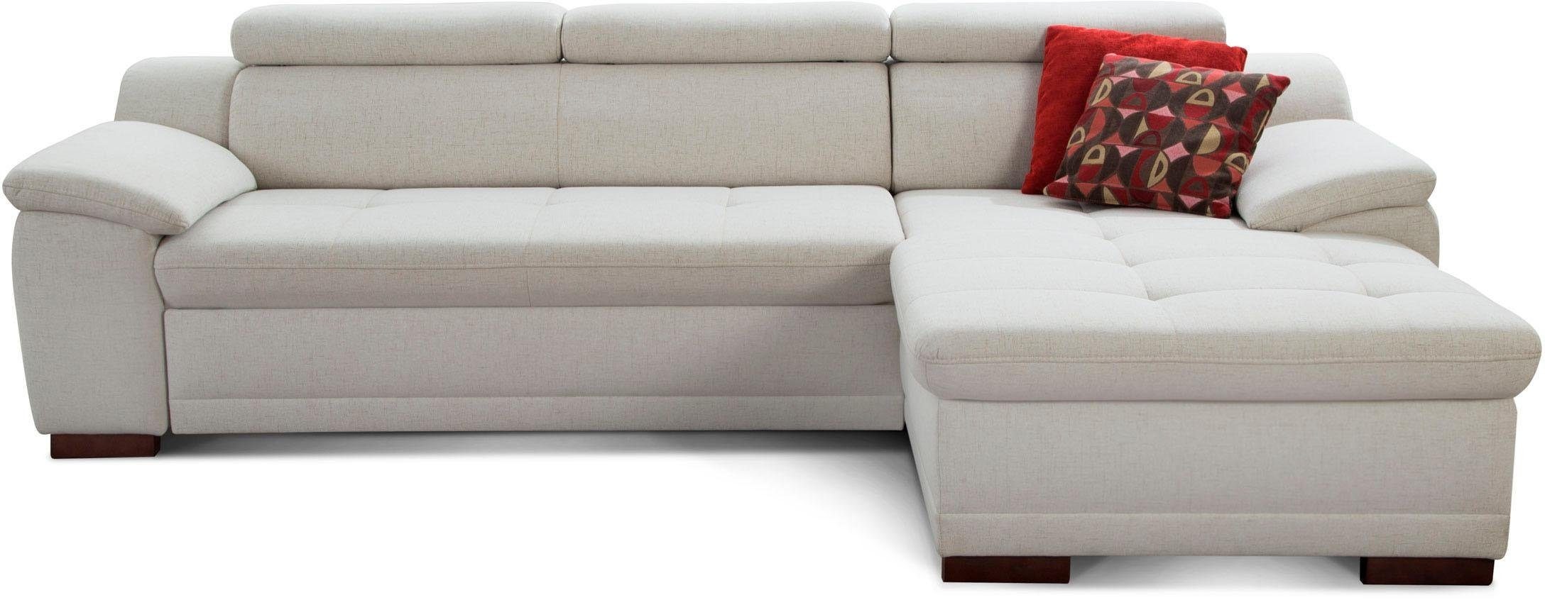 sit&more Ecksofa "Top Andiamo L-Form", wahlweise mit Bettfunktion, inklusiv günstig online kaufen