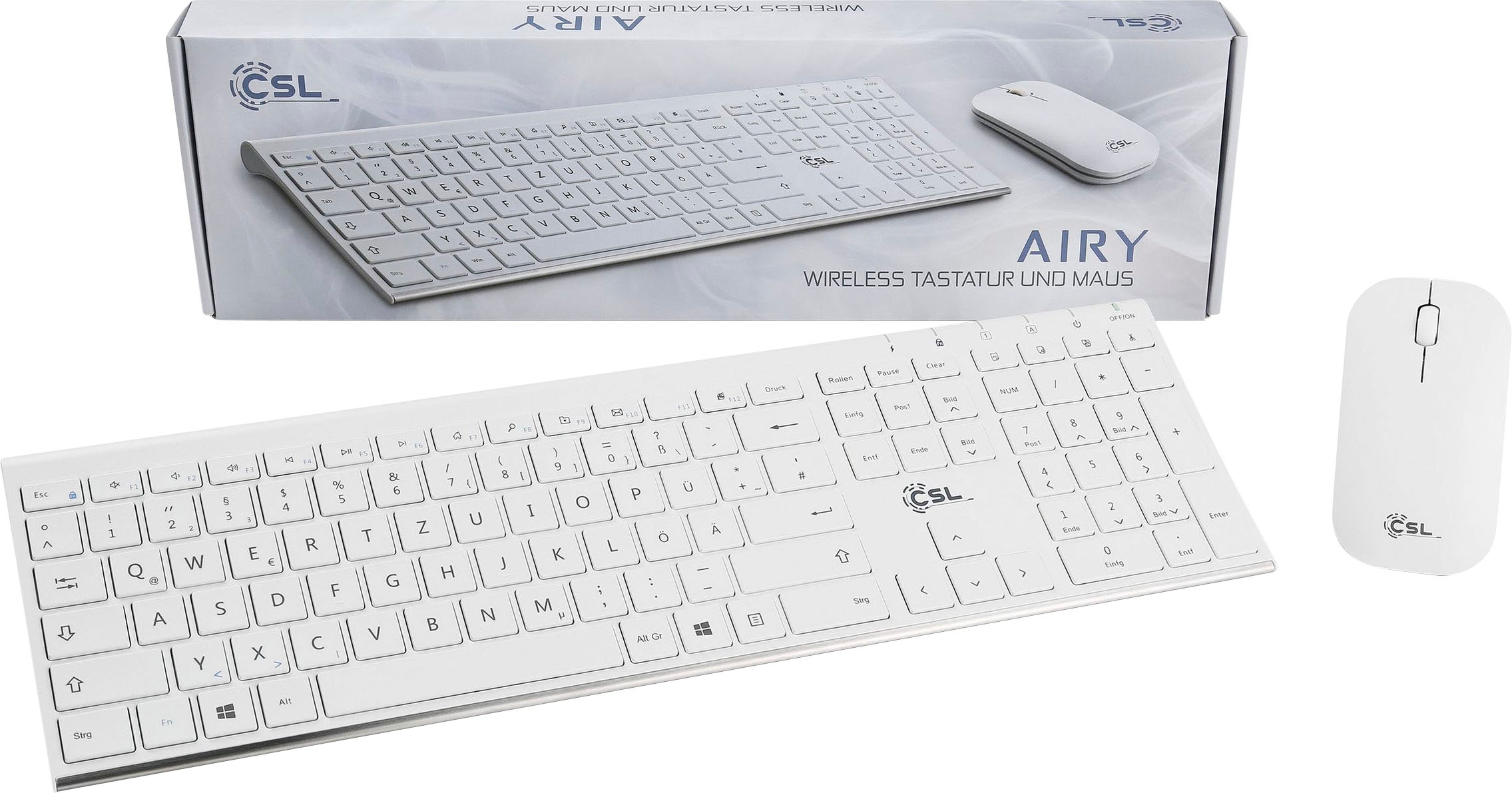 CSL Tastatur- und Maus-Set »AIRY«