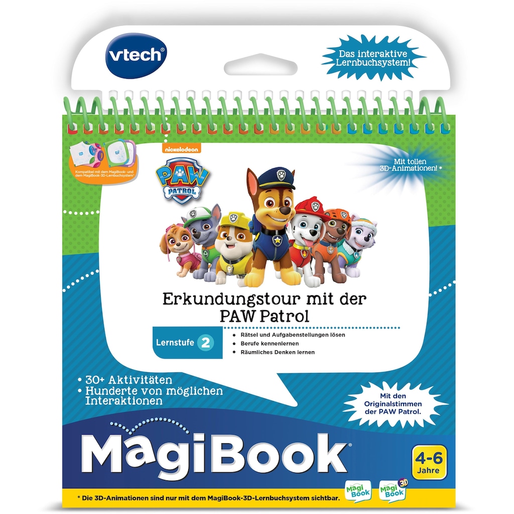 Vtech® Buch »MagiBook Lernstufe 2 - Erkundungtour mit der PAW Patrol«