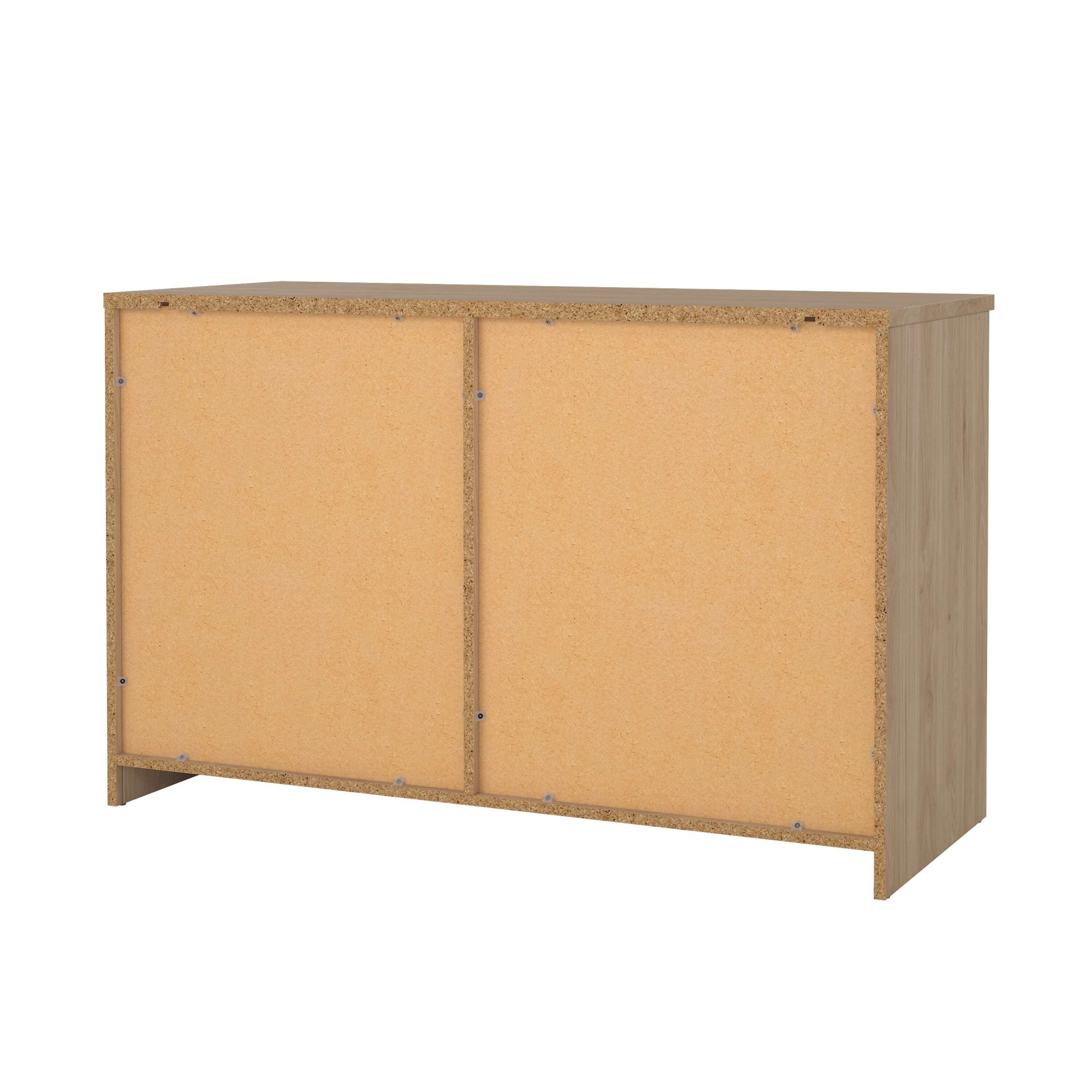 INOSIGN Sideboard »Naia Aufbewahrung, Schuhkommode, Stauraumkommode, Schuhschrank,«, Kommode mit 1 Schiebetür und 3 Schubladen, Breite 119 cm, Höhe 76 cm