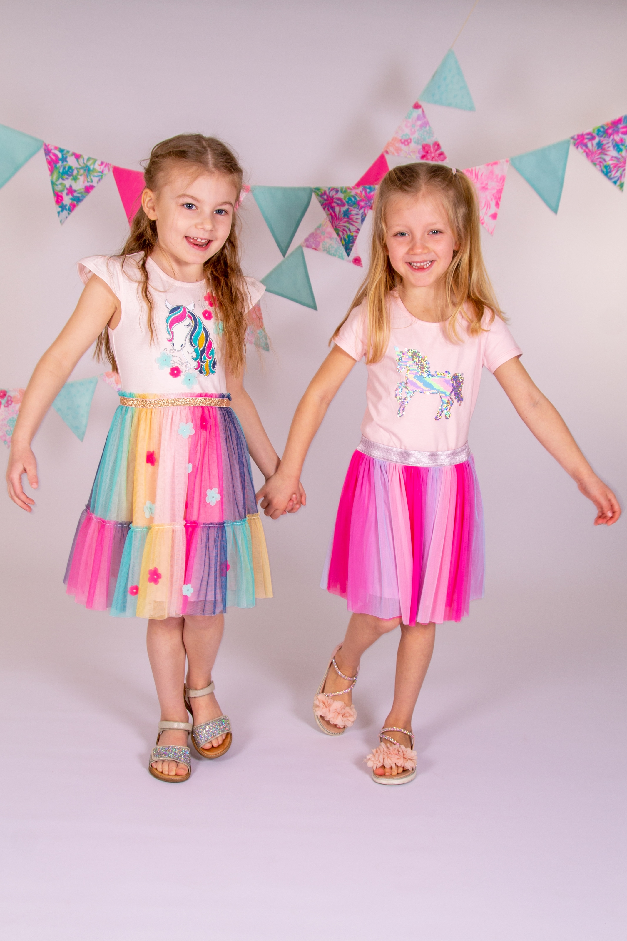 happy girls Tüllrock