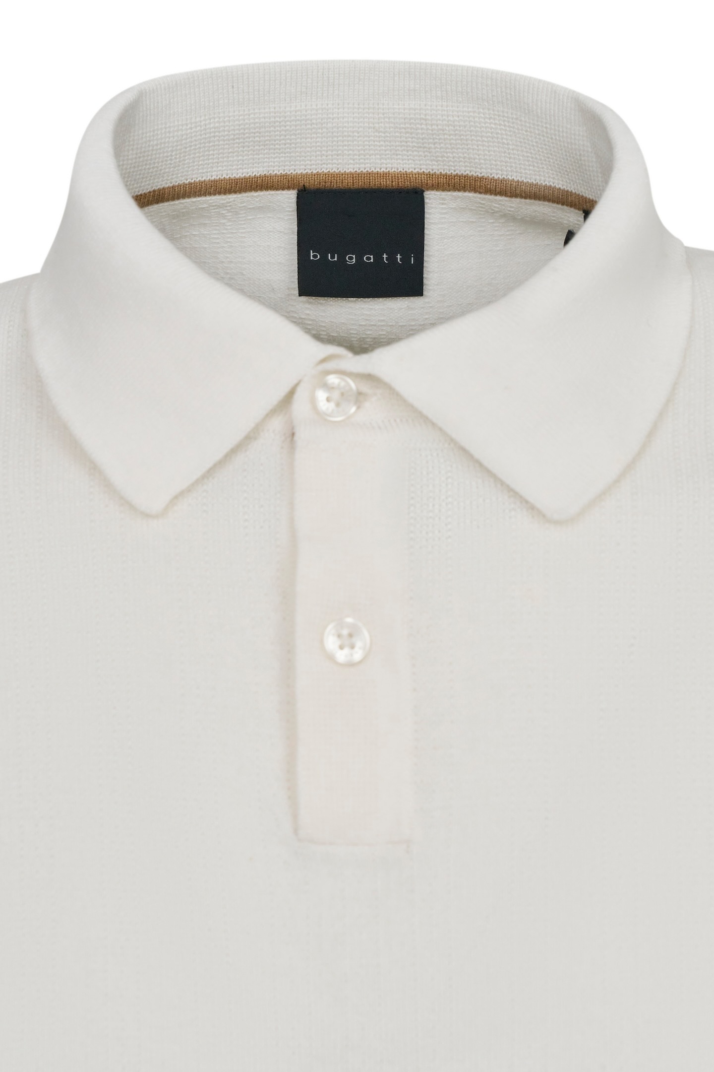 bugatti Poloshirt, in feiner Strickstruktur