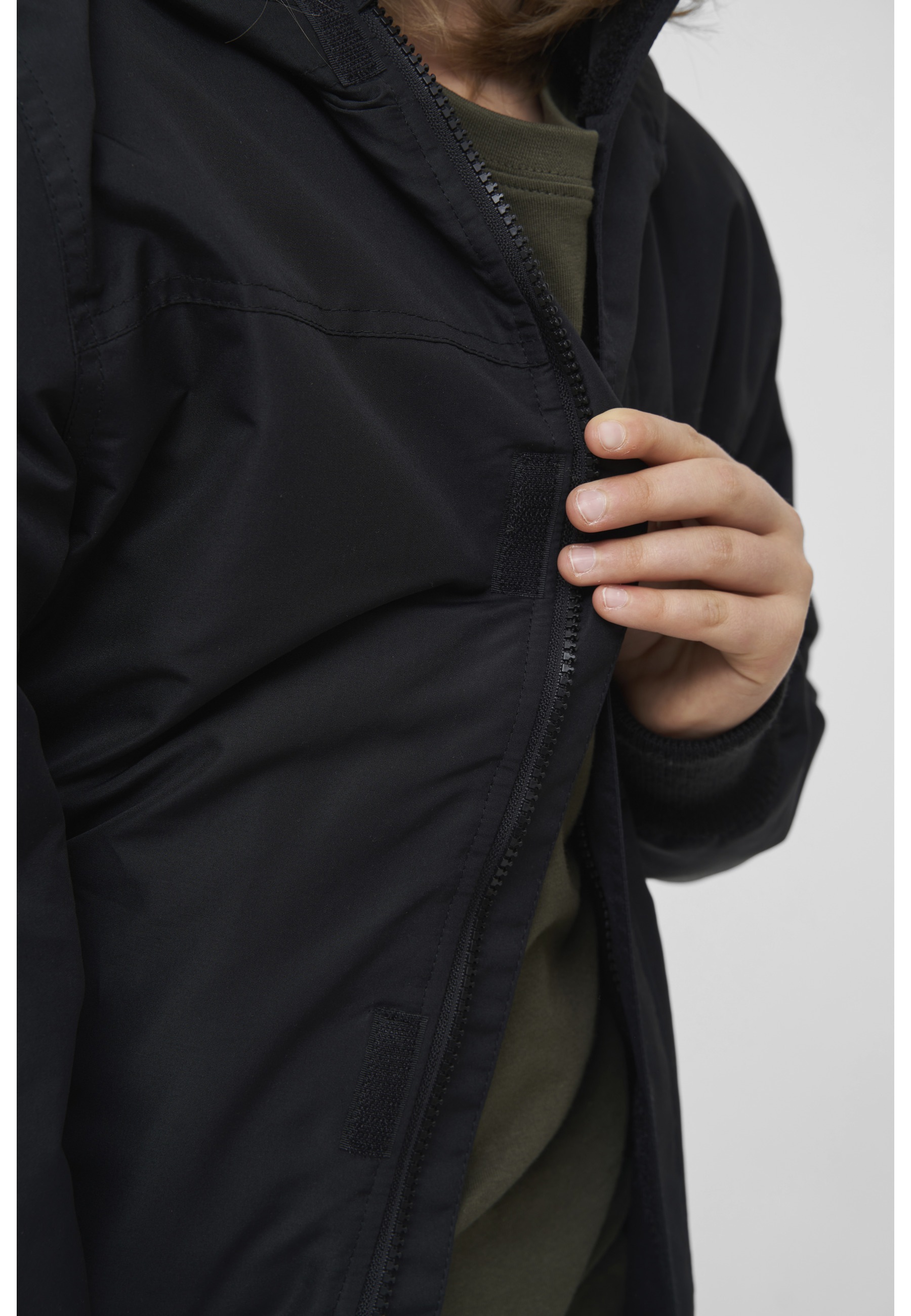 Brandit Allwetterjacke »Brandit Unisex Kids Windbreaker Frontzip« 1 Stk. tlg. mit Kapuze