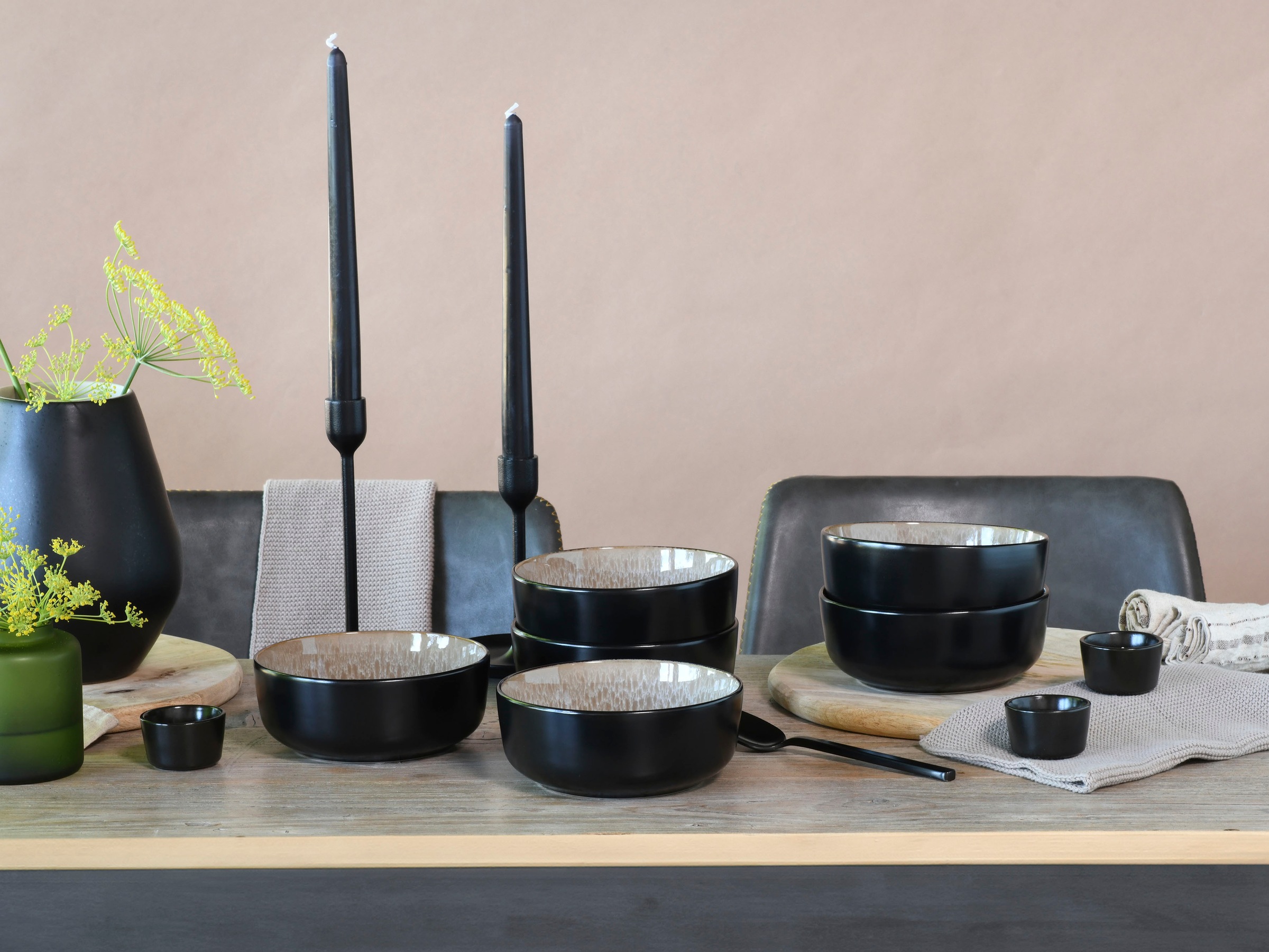 my home Müslischale »modernes Schüssel-Set Nydala, Geschirr-Set, Bowl« 6 St günstig online kaufen