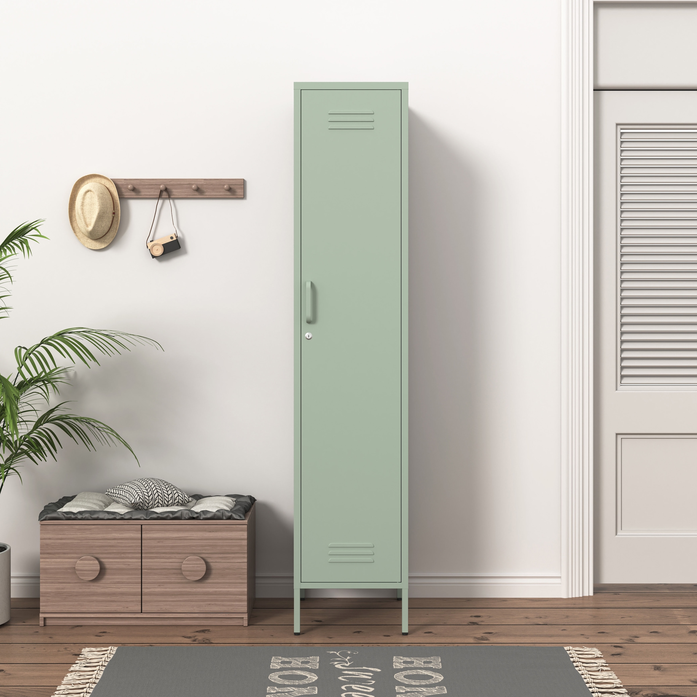 OTTO home Drehtürenschrank »Siena Kleiderschrank Schrank Metallschrank Mehrzweckschrank Spind« in 4 Farben aus Metall Stahlschrank,  in der Höhe verstellbar, abschließbar Bestseller Otto´s Choice