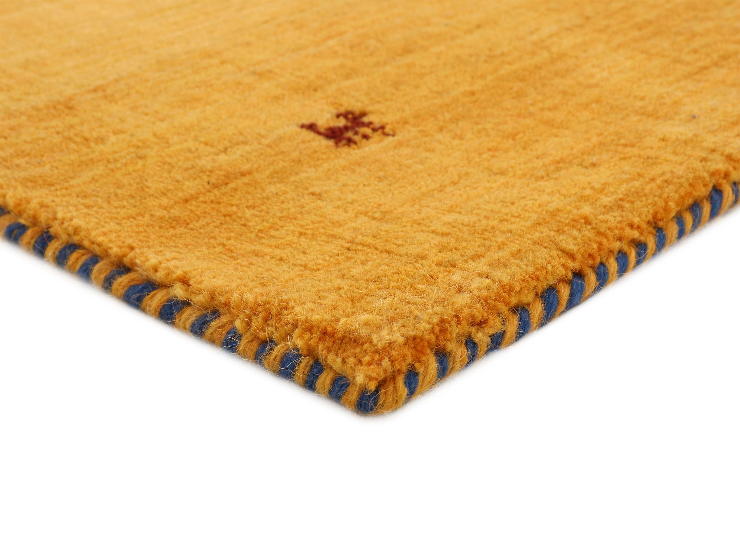 carpetfine Wollteppich »Gabbeh Uni, auch als Läufer erhältlich«, rechteckig, 15 mm Höhe, reine Wolle, handgewebt, Gabbeh Loom Tiermotiv, große Farbauswahl