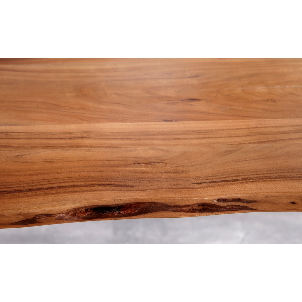 HELA Baumkantentisch »Jenny I«, Massivholz, Tischplattenstärke 26 mm, in verschiedenen Größen