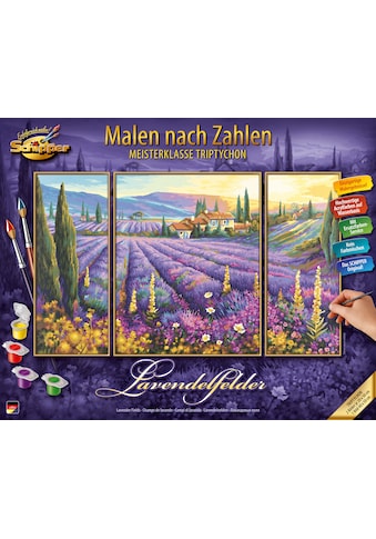Schipper Malen nach Zahlen »Meisterklasse Triptychon - Lavendelfelder«, Made in Germany kaufen