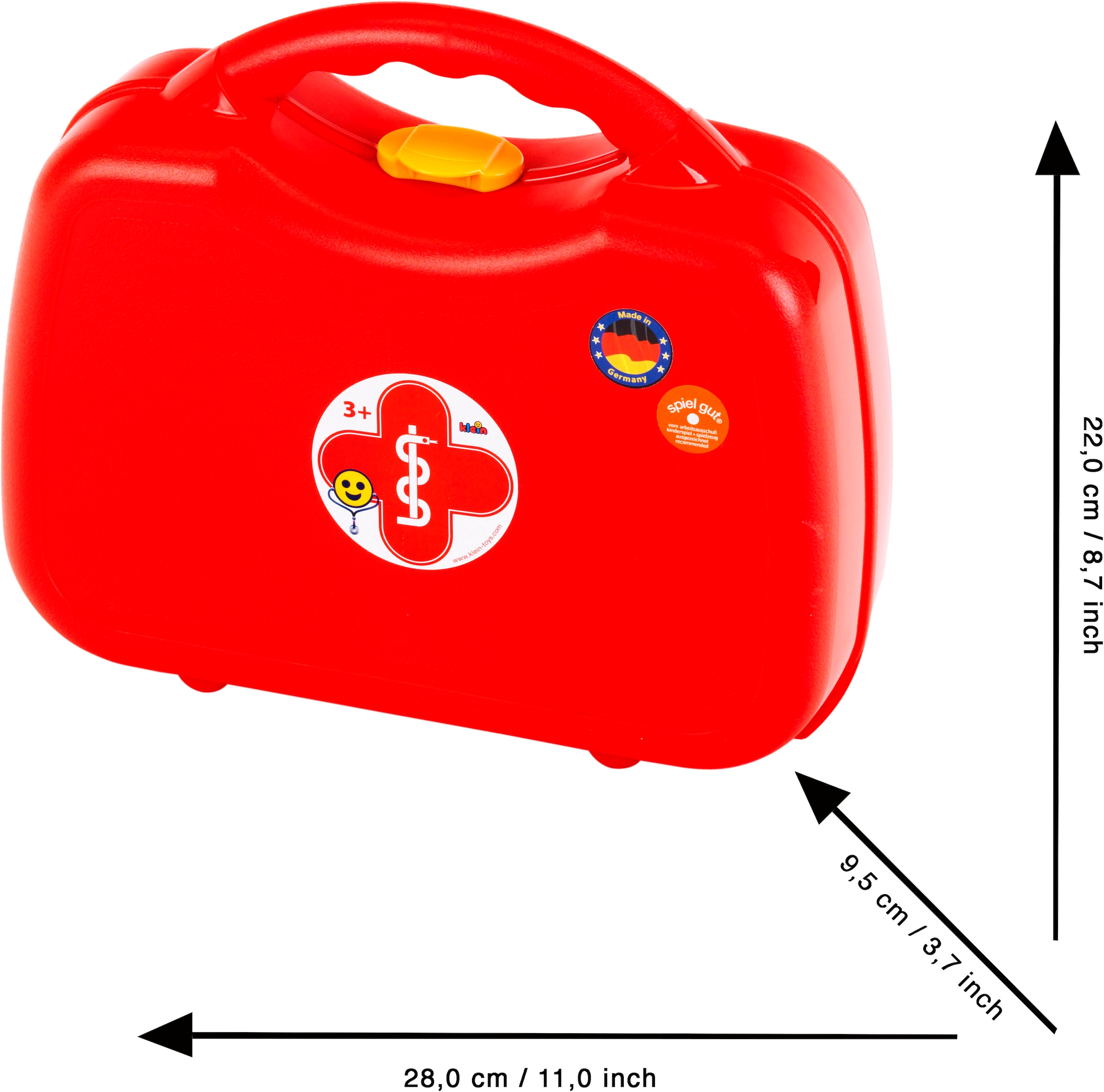 Klein Spielzeug-Arztkoffer, Made in Germany