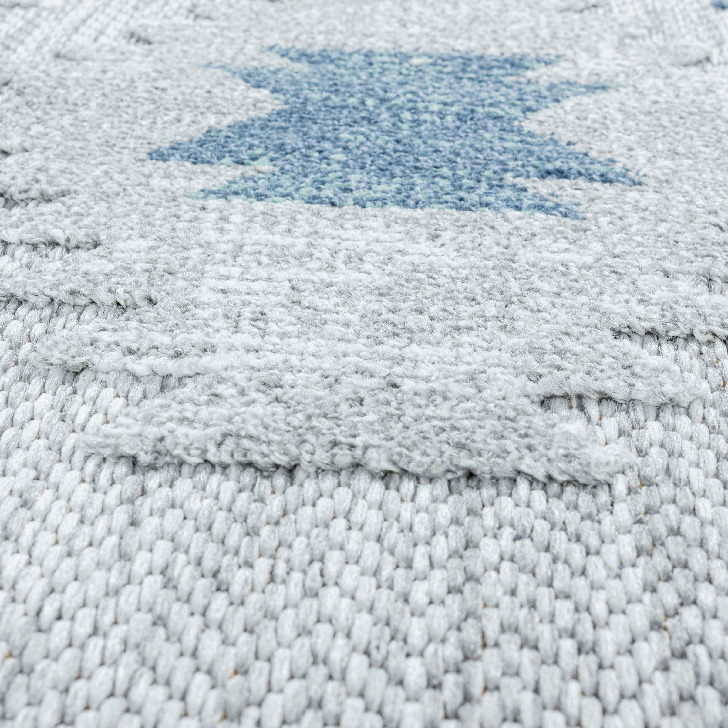 Ayyildiz Teppiche Teppich »BAHAMA 5153«, rechteckig, 8 mm Höhe, Läufer, Flachflor mit Hoch-Tief-Struktur, In-und Outdoor geeignet
